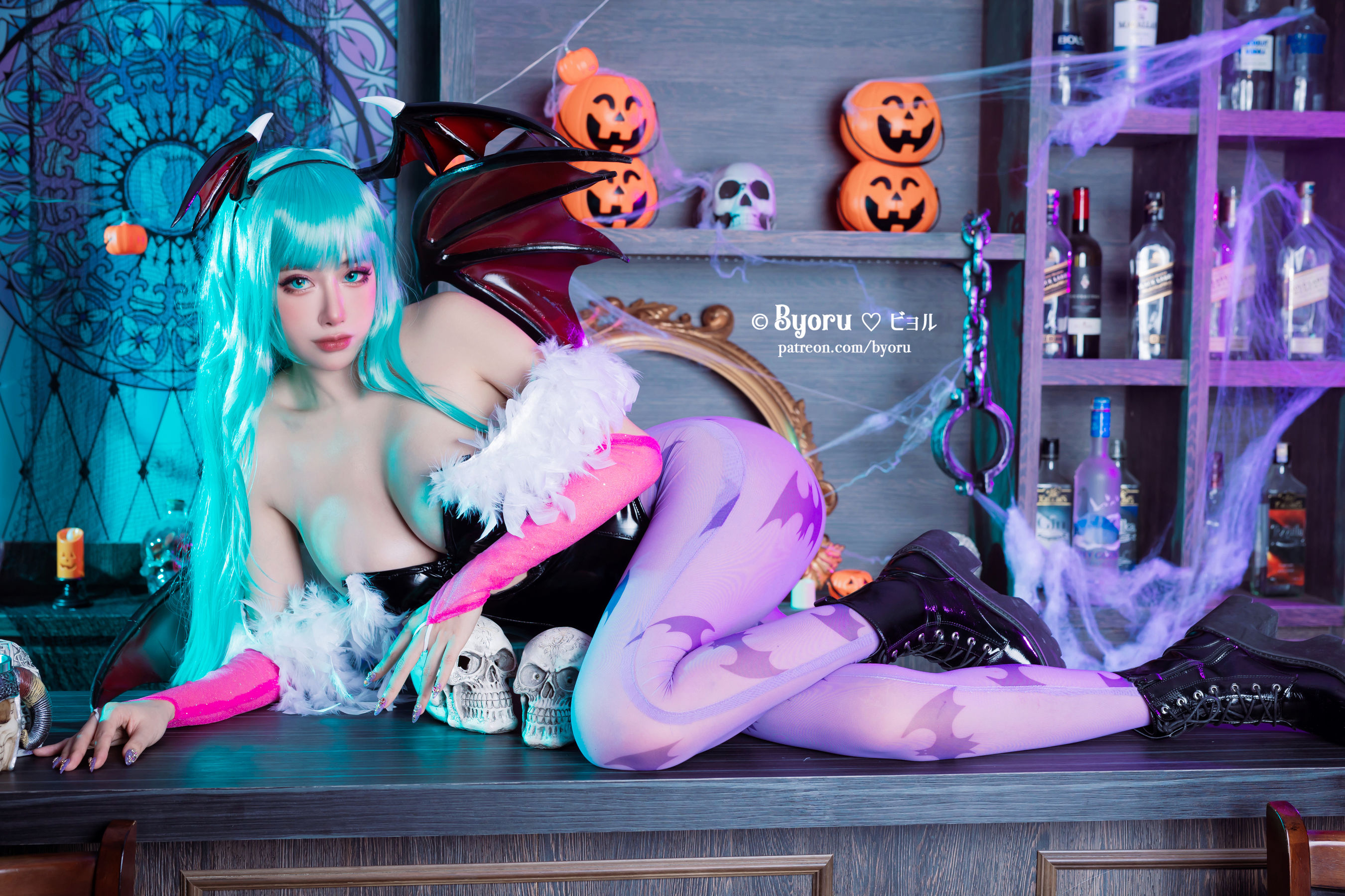 [福利COS] 日本性感萝莉Byoru - Morrigan