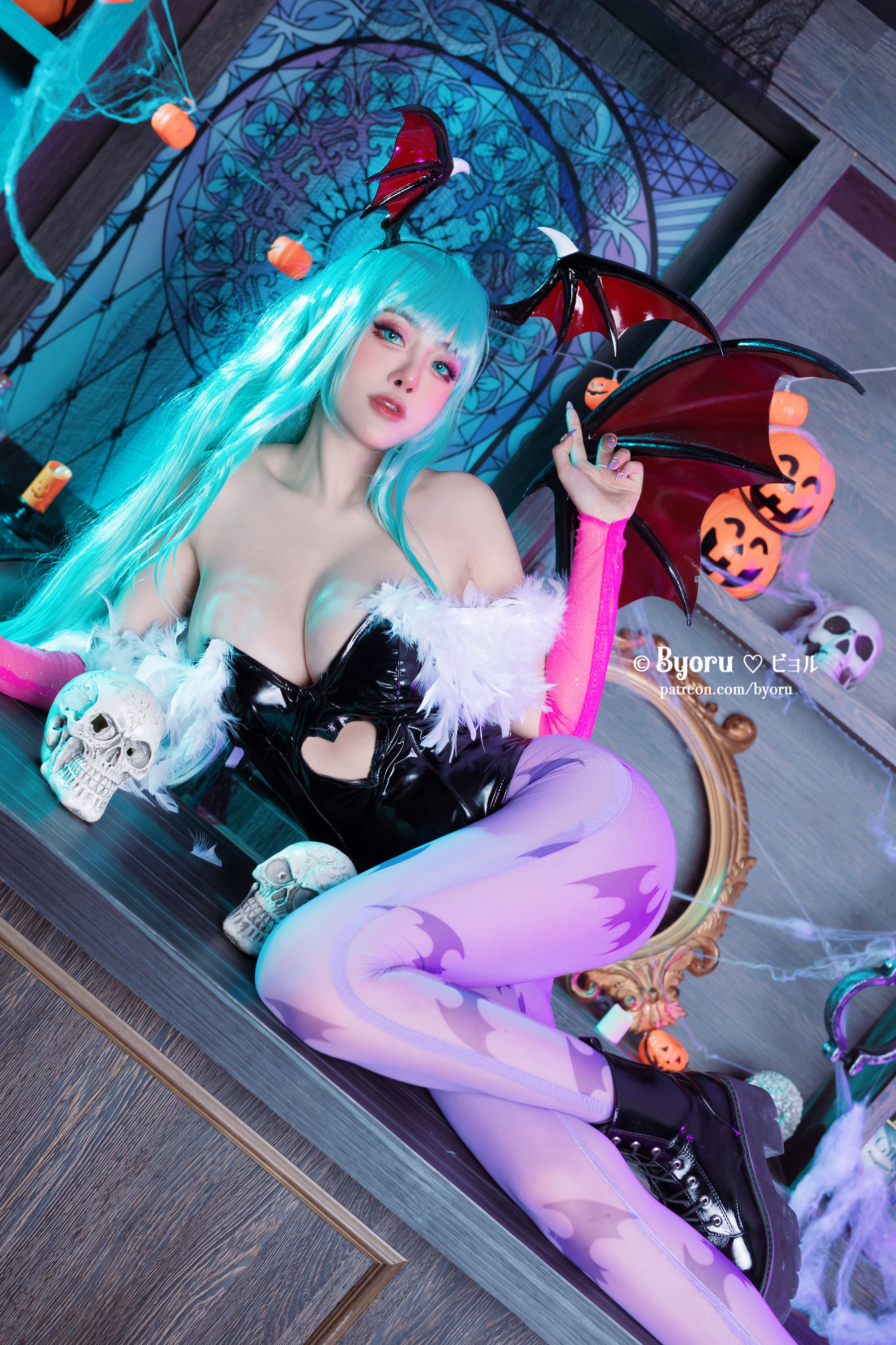 [福利COS] 日本性感萝莉Byoru - Morrigan