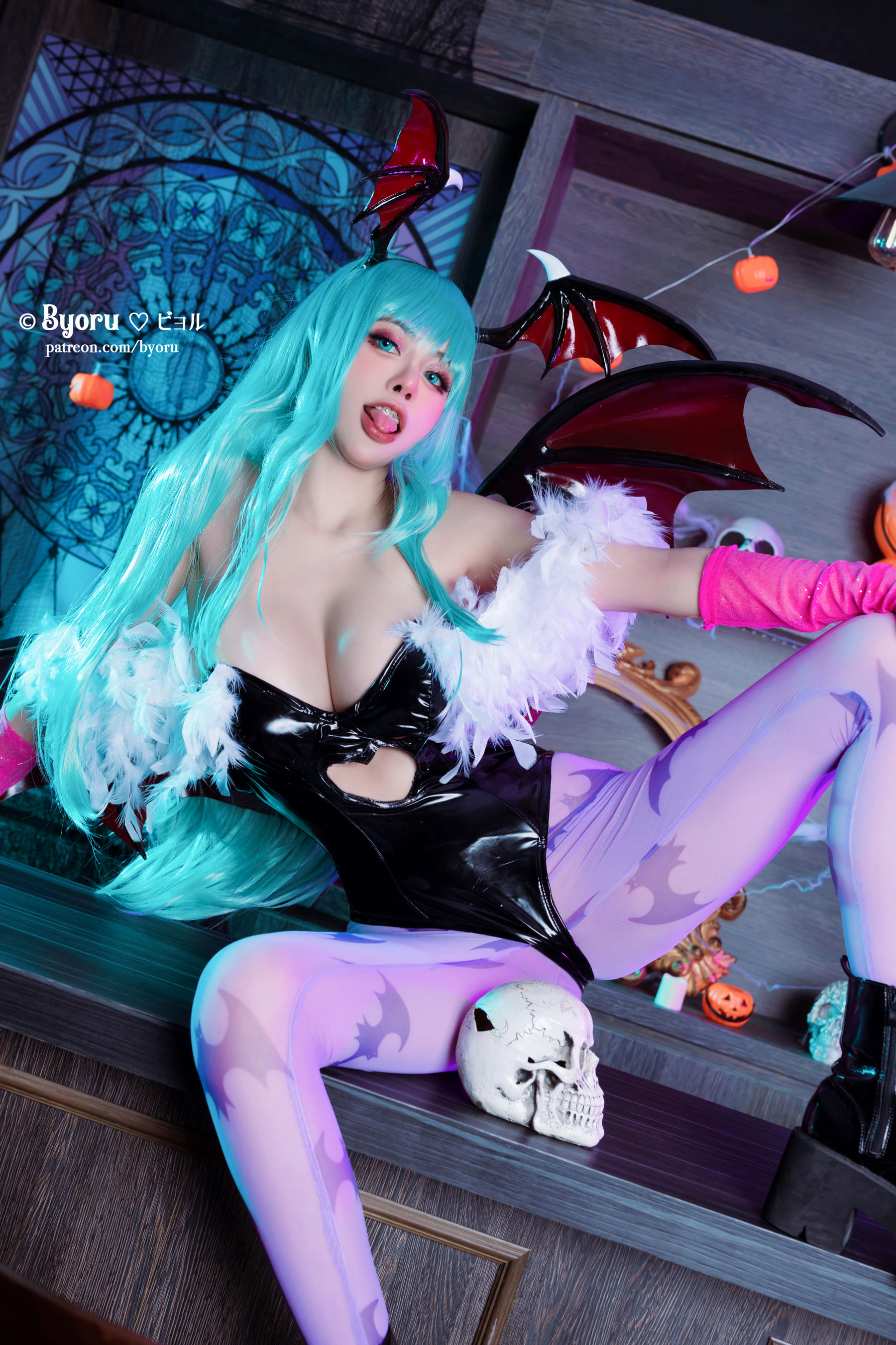 [福利COS] 日本性感萝莉Byoru - Morrigan