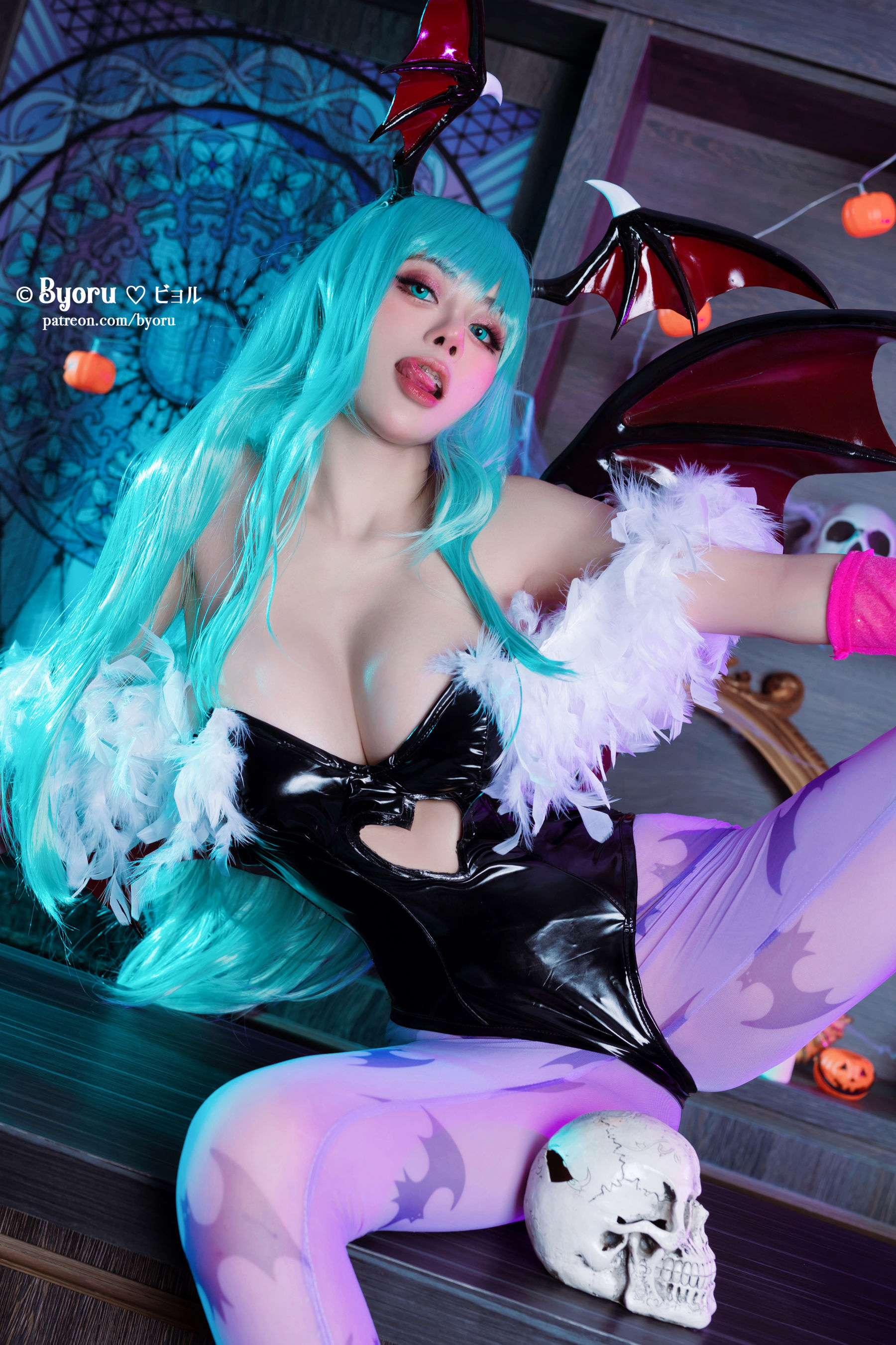 [福利COS] 日本性感萝莉Byoru - Morrigan