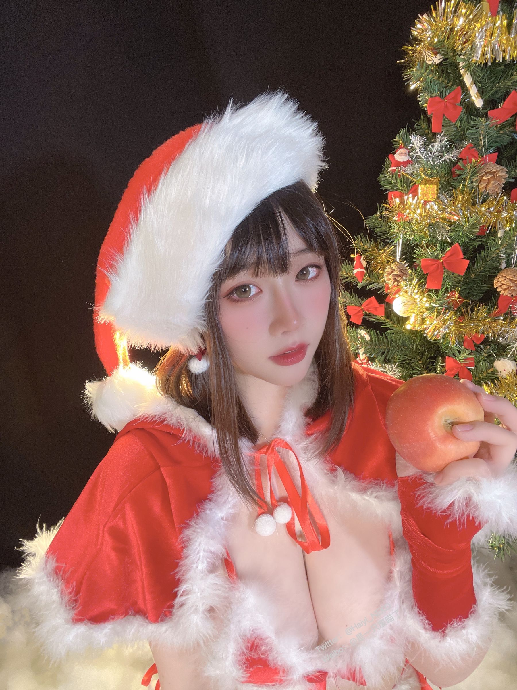 [福利COS] 是一只废喵了 - 圣诞连衣裙