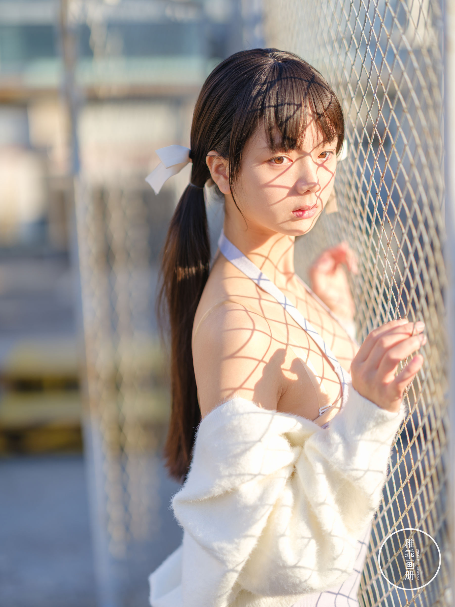 [福利COS] 柴系小乖(稚乖画册) - 夜夜 天台停车场肉丝 Lolita