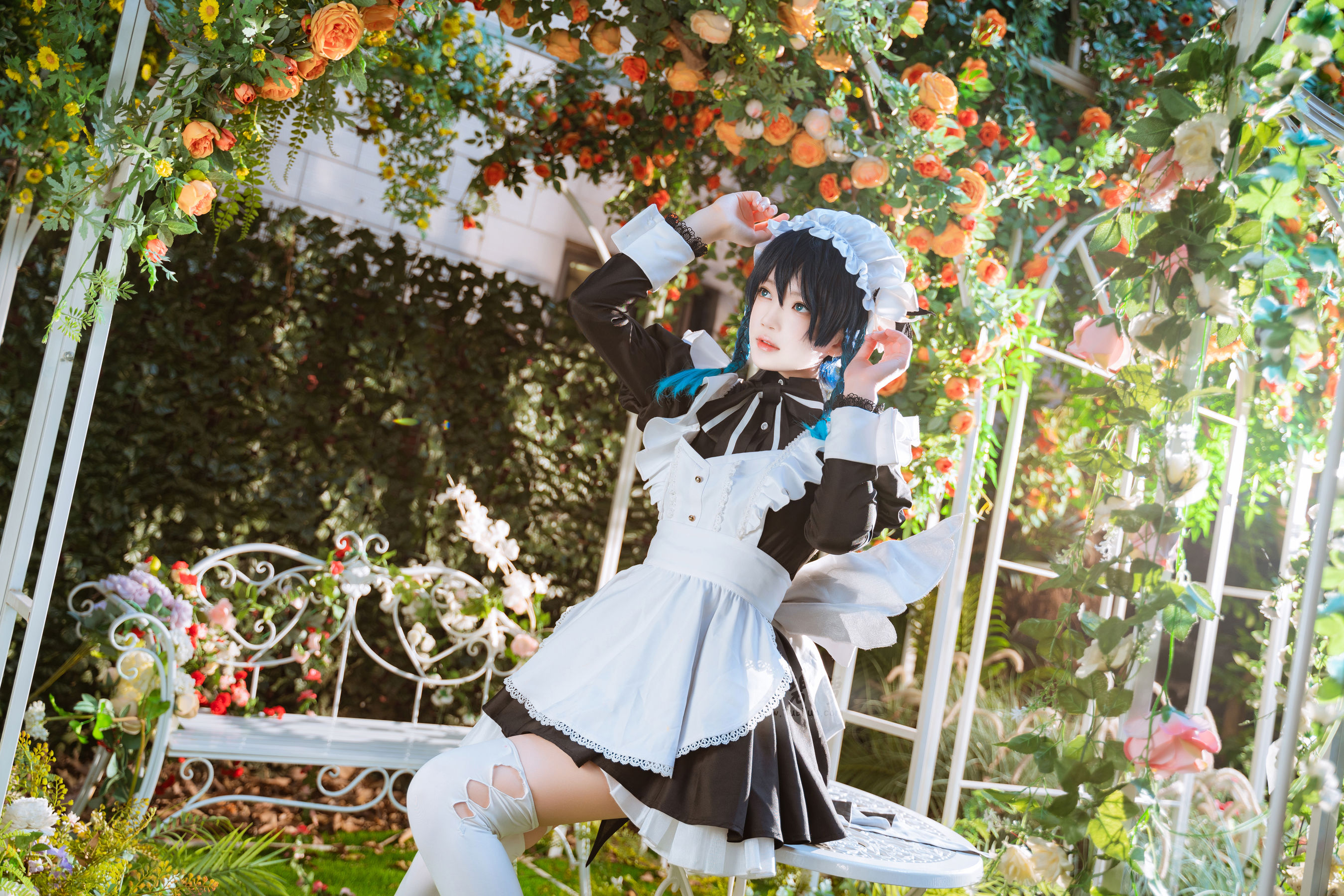 [福利COS] 桜桃喵 - 温迪女仆