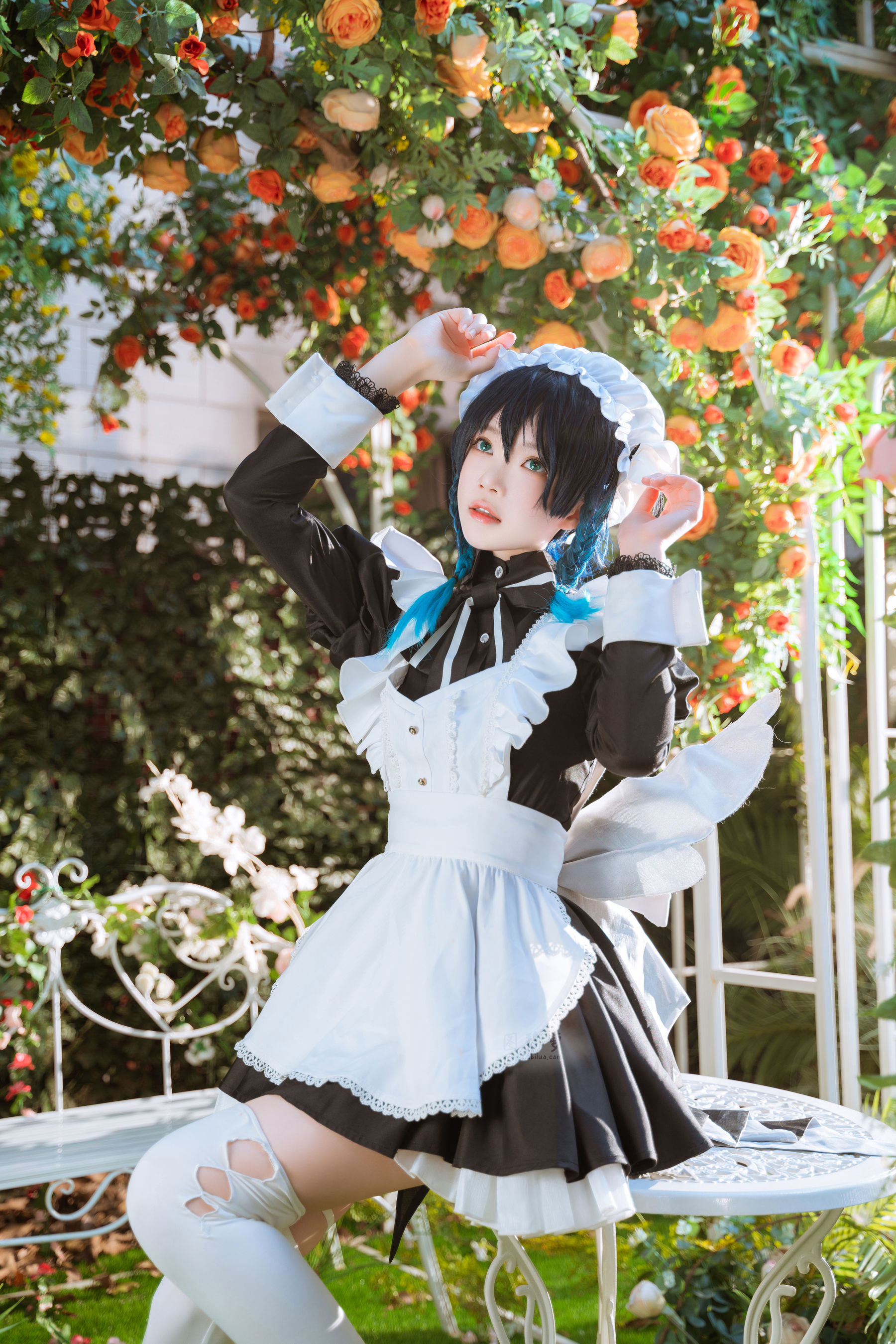 [福利COS] 桜桃喵 - 温迪女仆