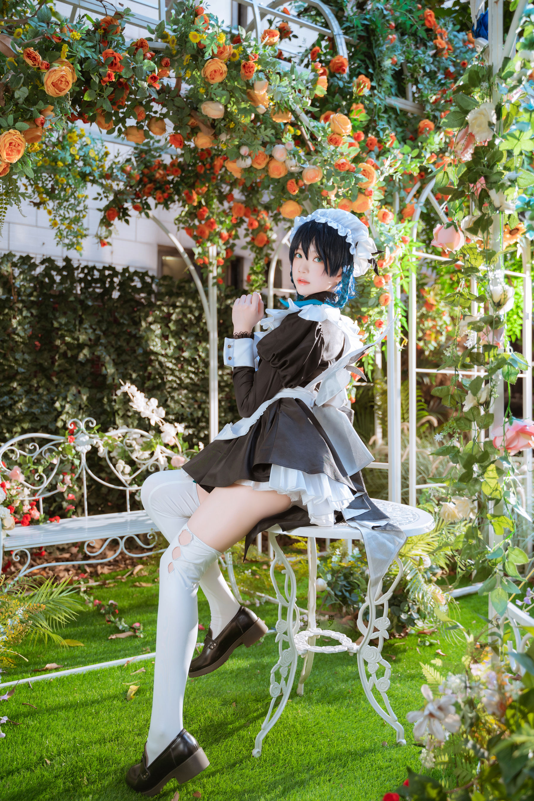 [福利COS] 桜桃喵 - 温迪女仆