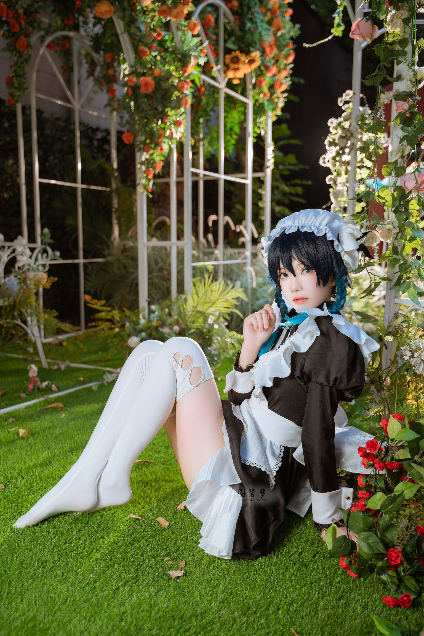 [福利COS] 桜桃喵 - 温迪女仆