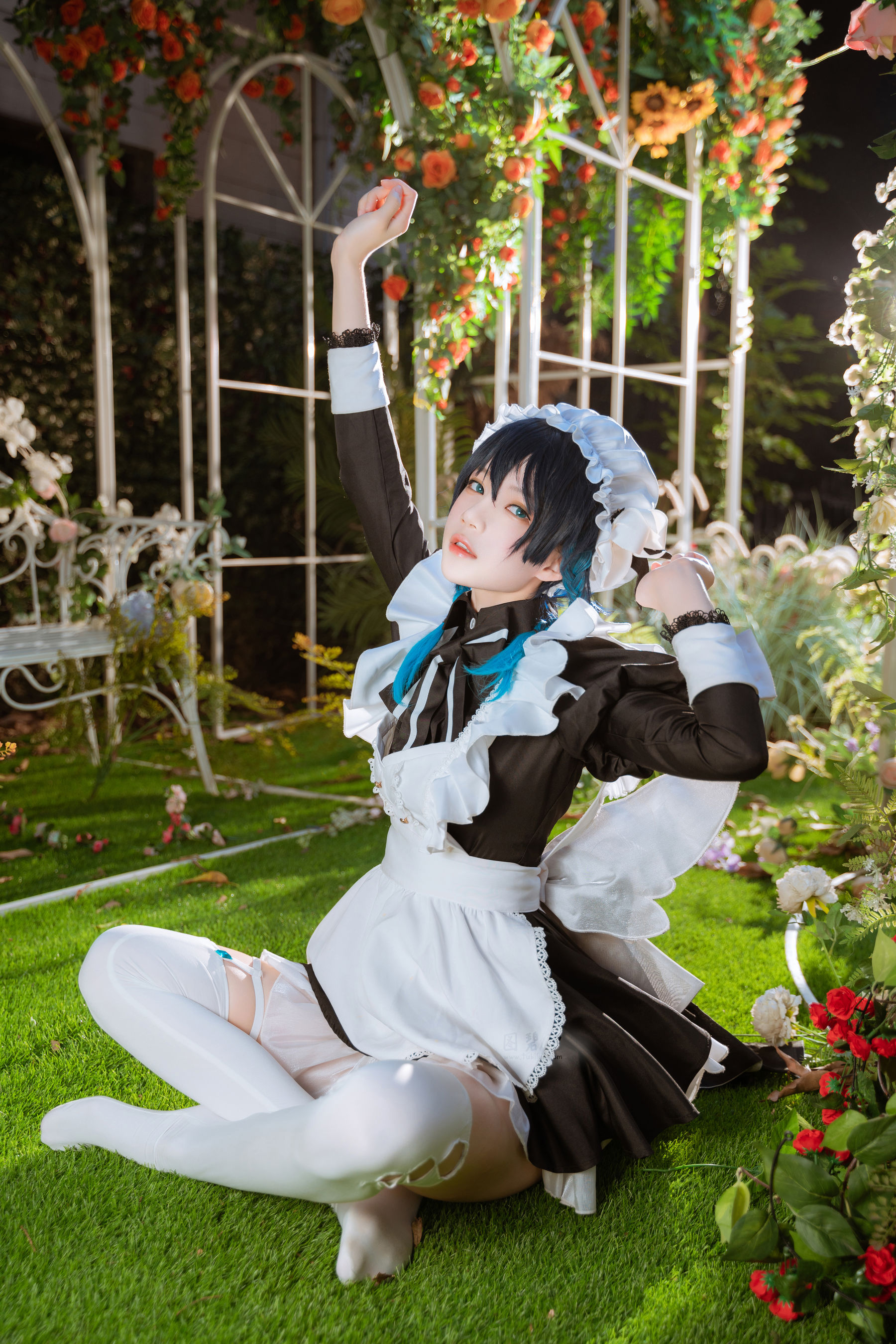 [福利COS] 桜桃喵 - 温迪女仆