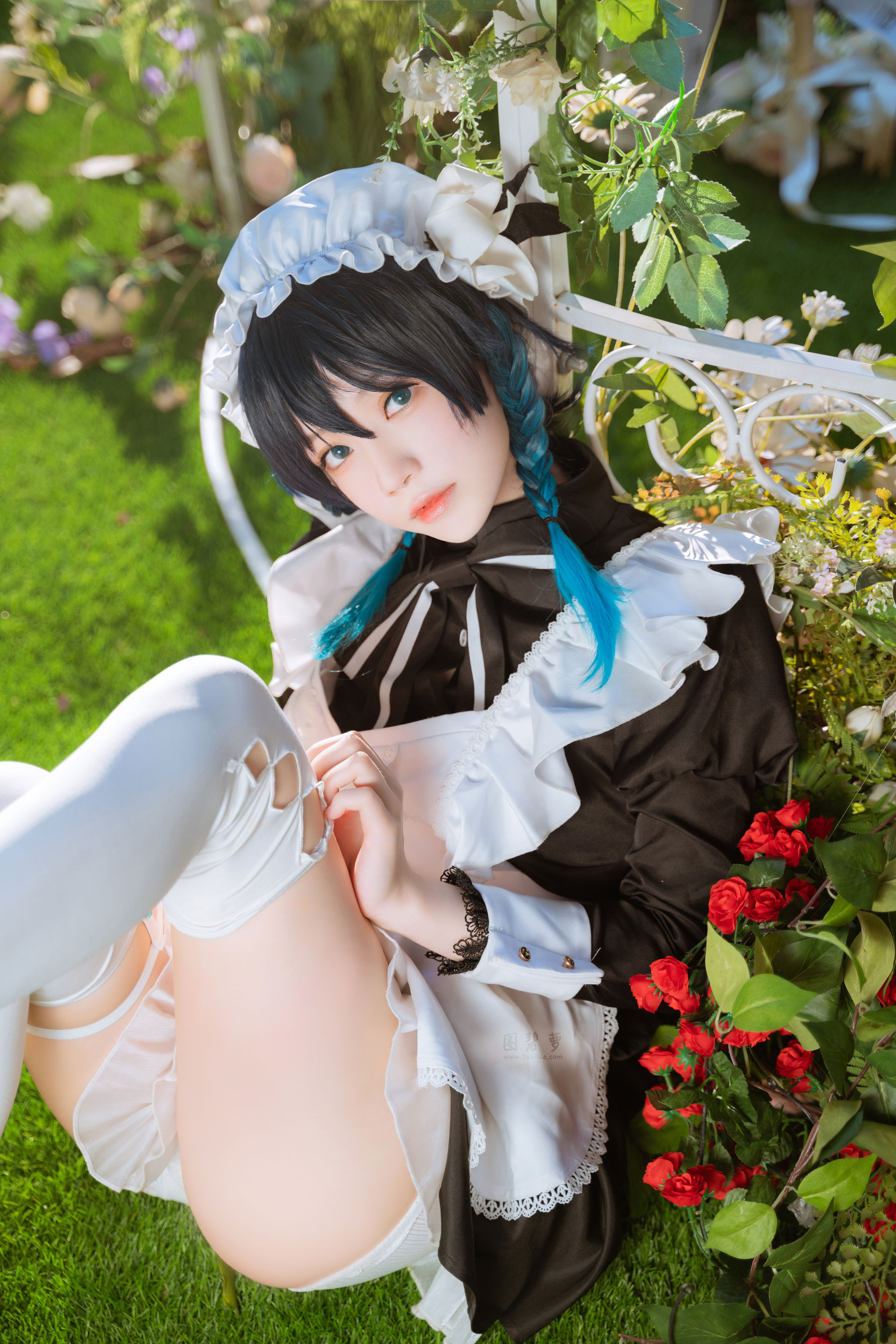 [福利COS] 桜桃喵 - 温迪女仆