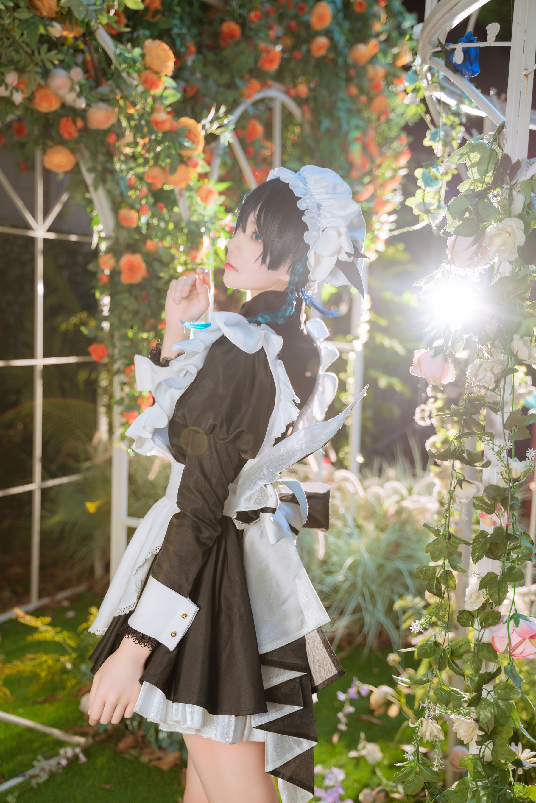 [福利COS] 桜桃喵 - 温迪女仆