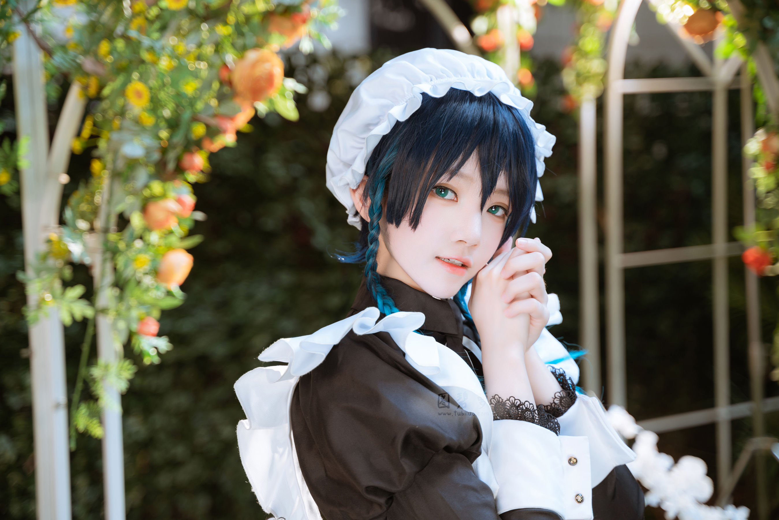 [福利COS] 桜桃喵 - 温迪女仆