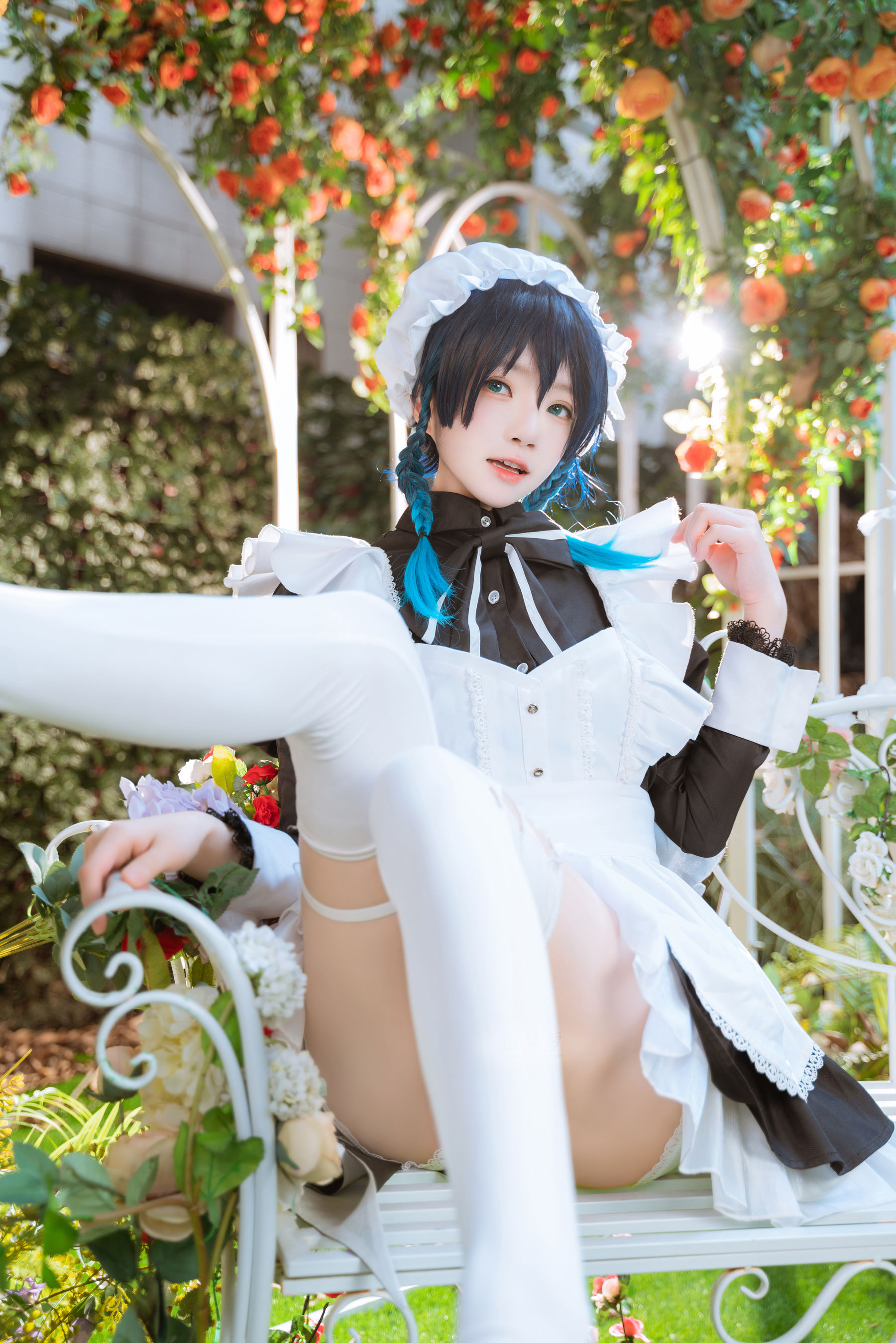 [福利COS] 桜桃喵 - 温迪女仆