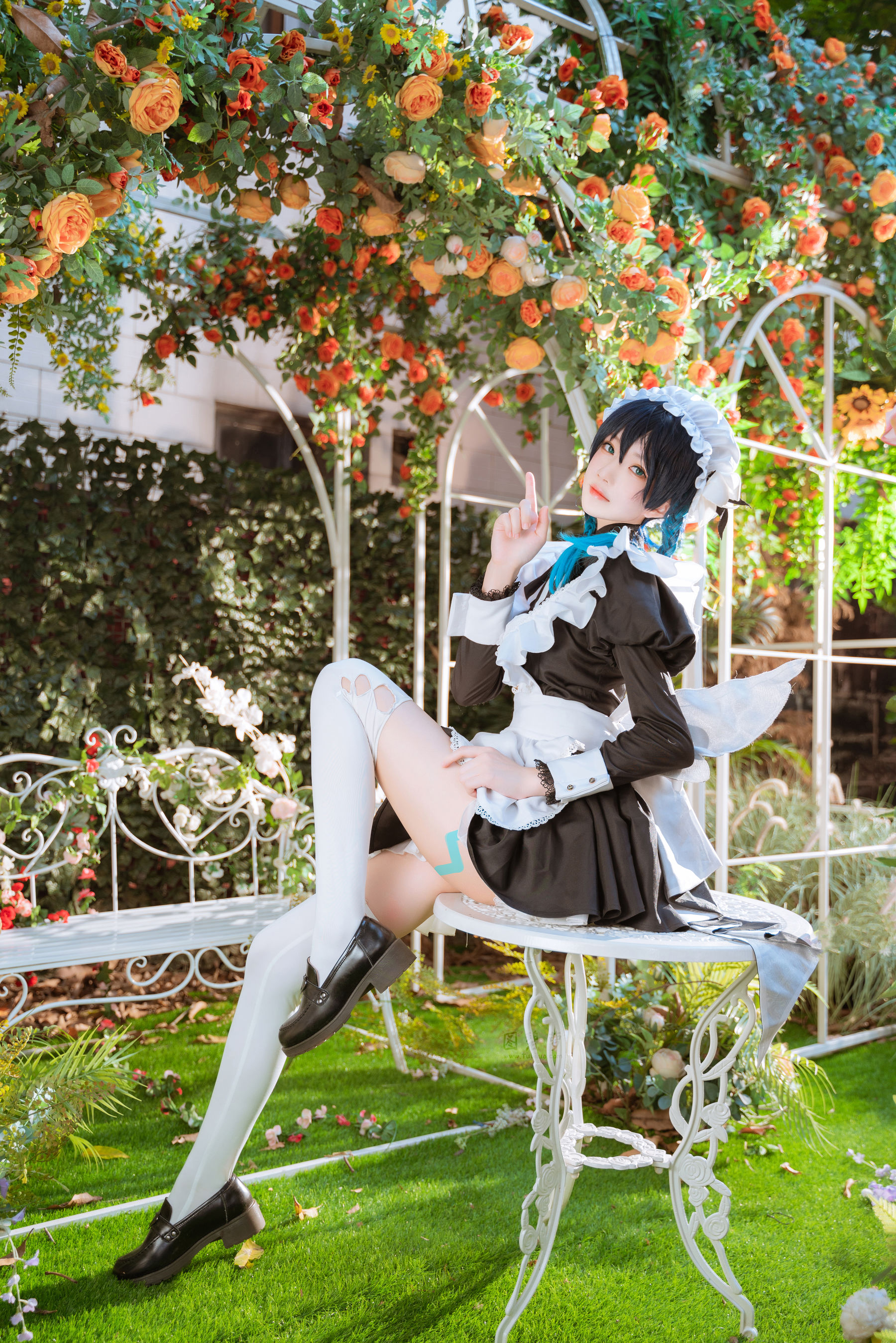 [福利COS] 桜桃喵 - 温迪女仆