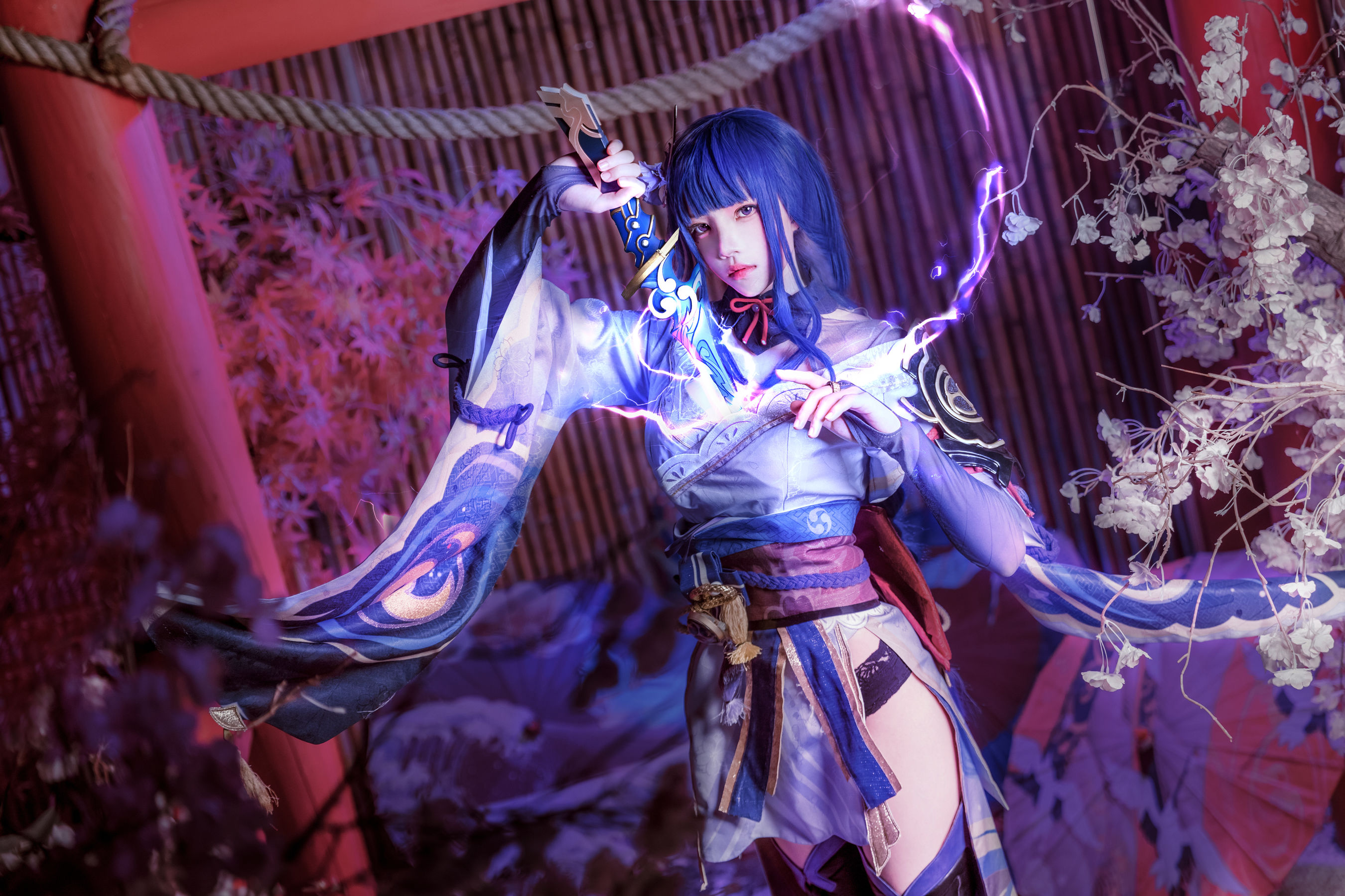 [福利COS] 桜桃喵 - 雷电将军