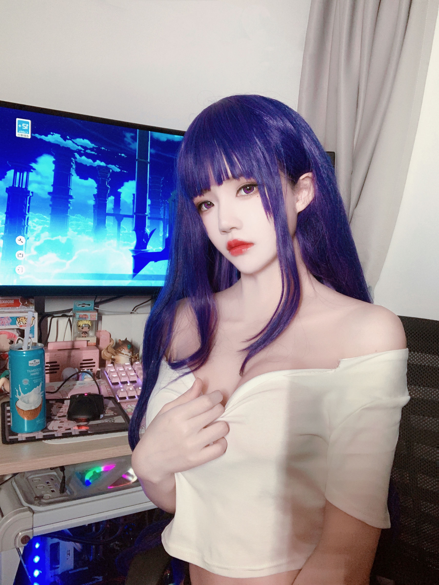 [福利COS] 桜桃喵 - 雷电将军自拍