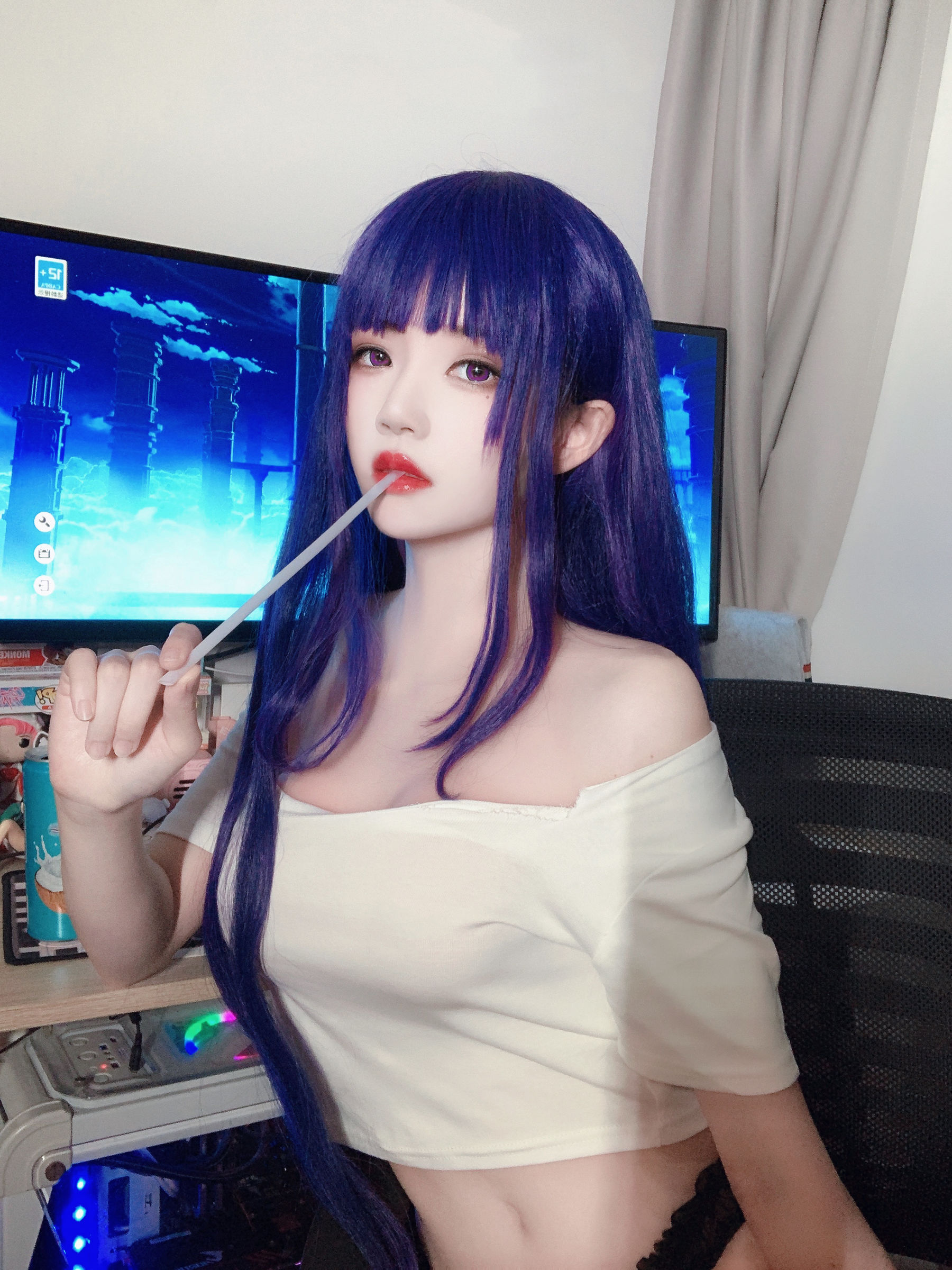 [福利COS] 桜桃喵 - 雷电将军自拍
