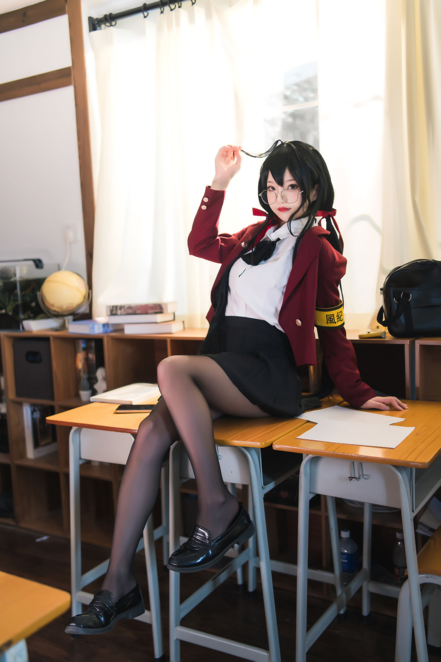 [福利COS] 狐玖玖 - 碧蓝航线 大凤JK