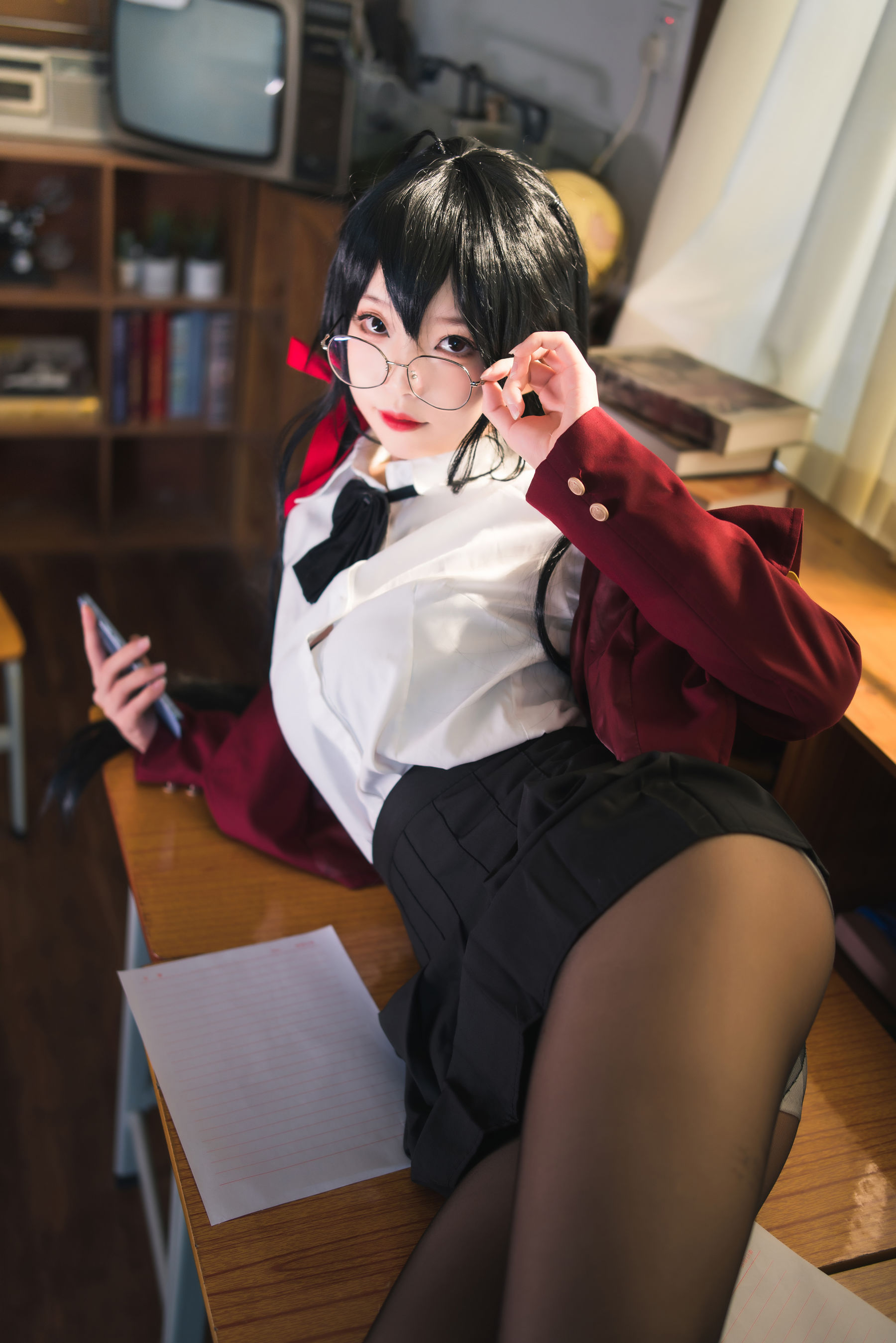 [福利COS] 狐玖玖 - 碧蓝航线 大凤JK