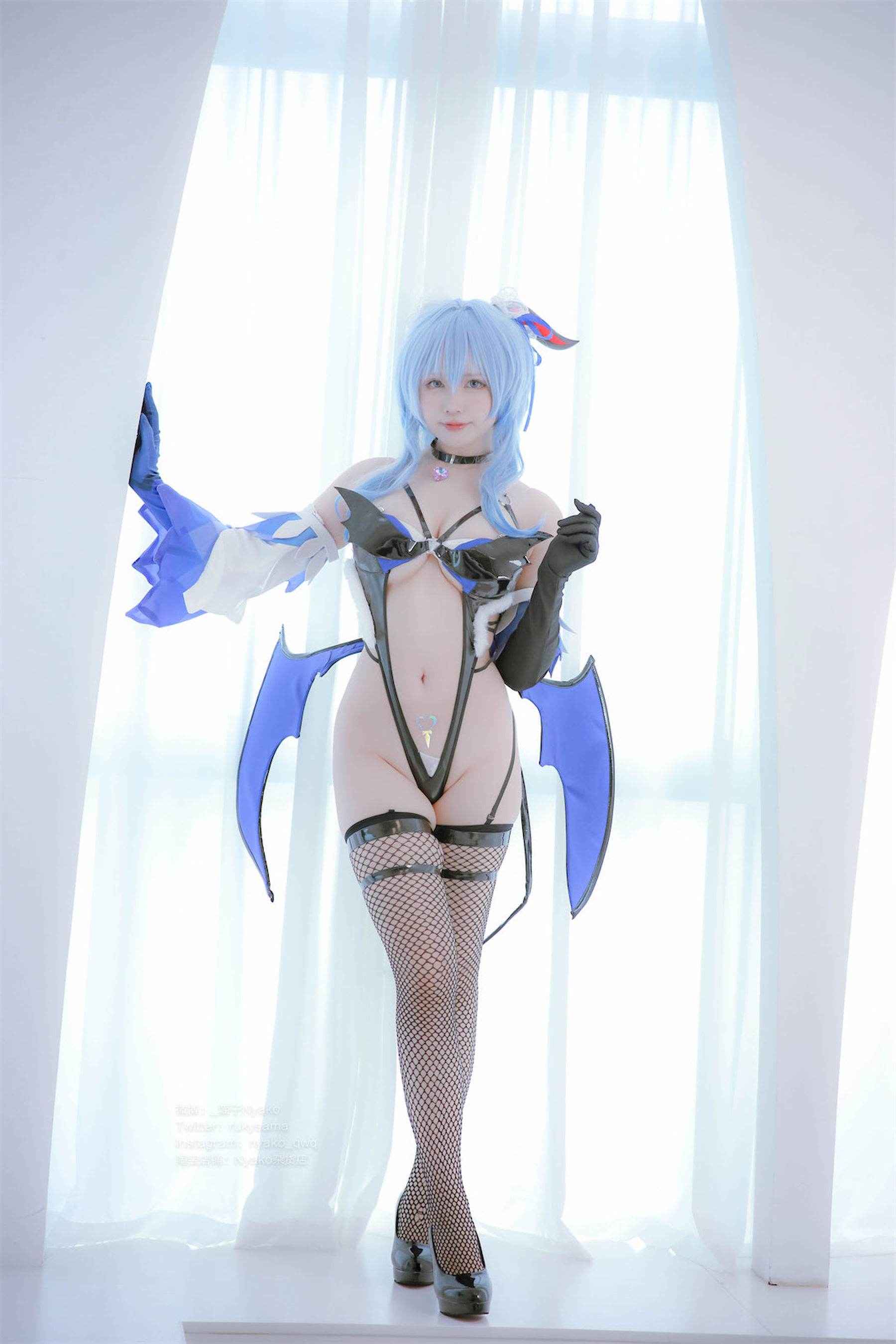 [福利COS] 萌妹子Nyako喵子 - 原神甘雨魅魔