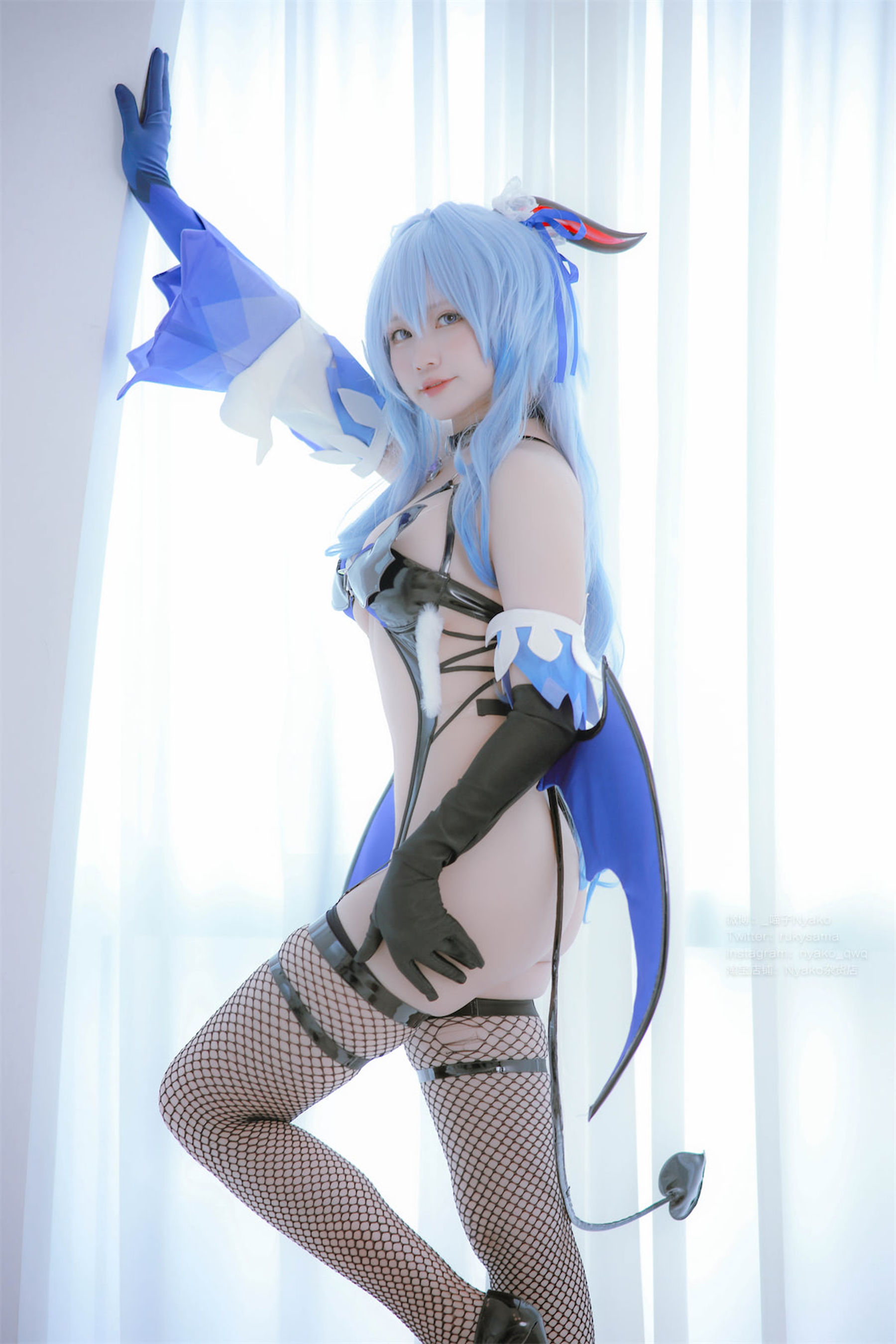 [福利COS] 萌妹子Nyako喵子 - 原神甘雨魅魔