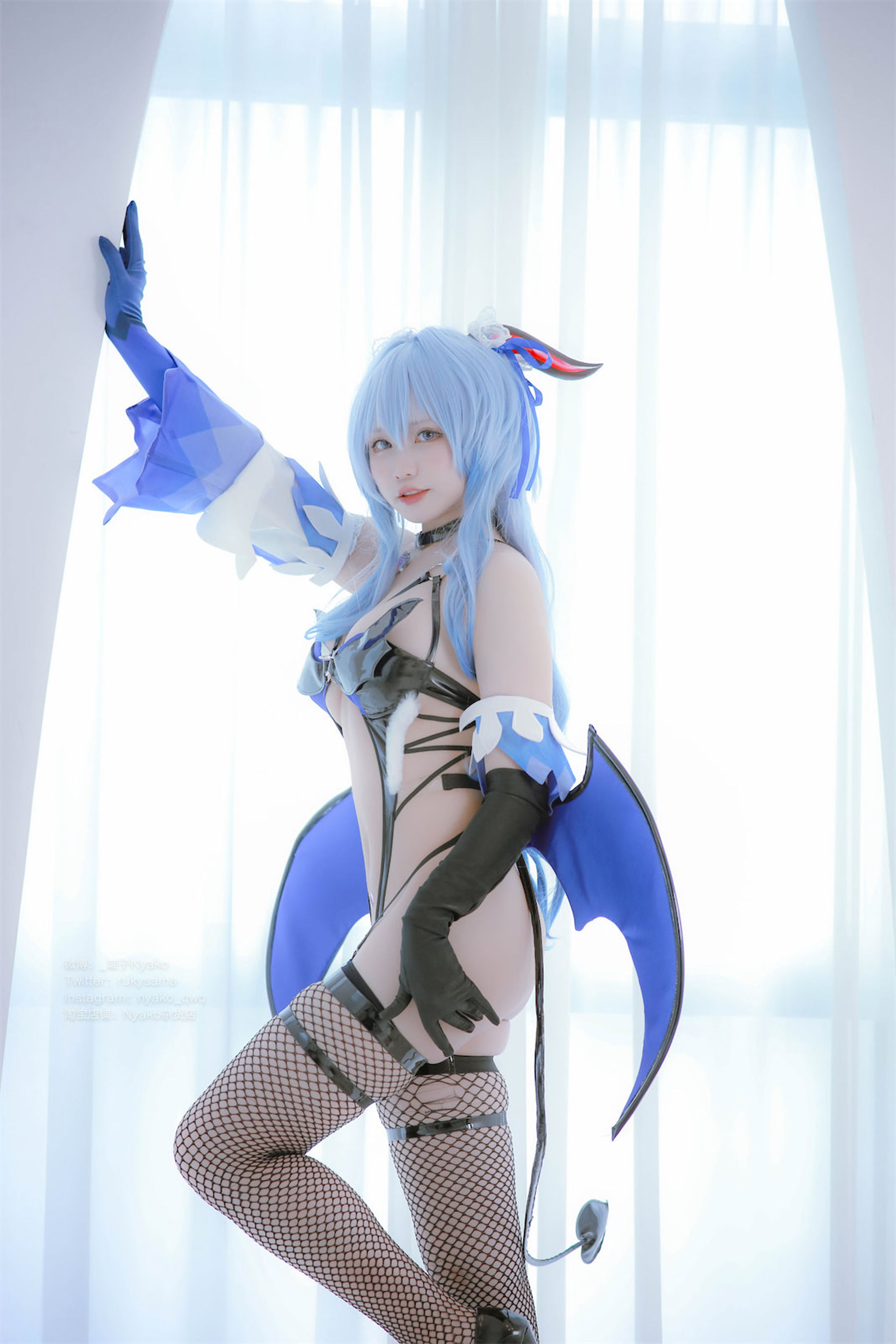 [福利COS] 萌妹子Nyako喵子 - 原神甘雨魅魔