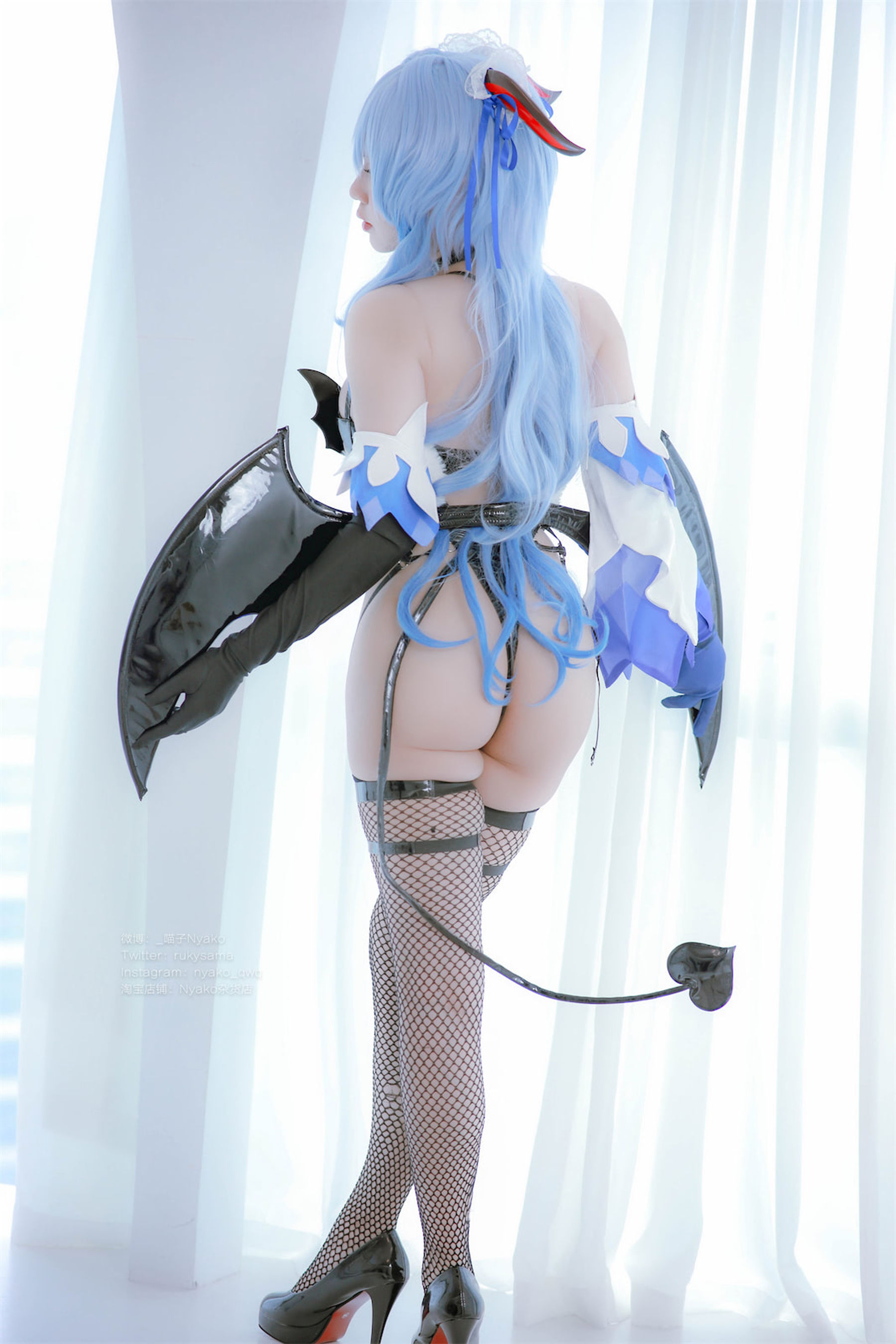 [福利COS] 萌妹子Nyako喵子 - 原神甘雨魅魔