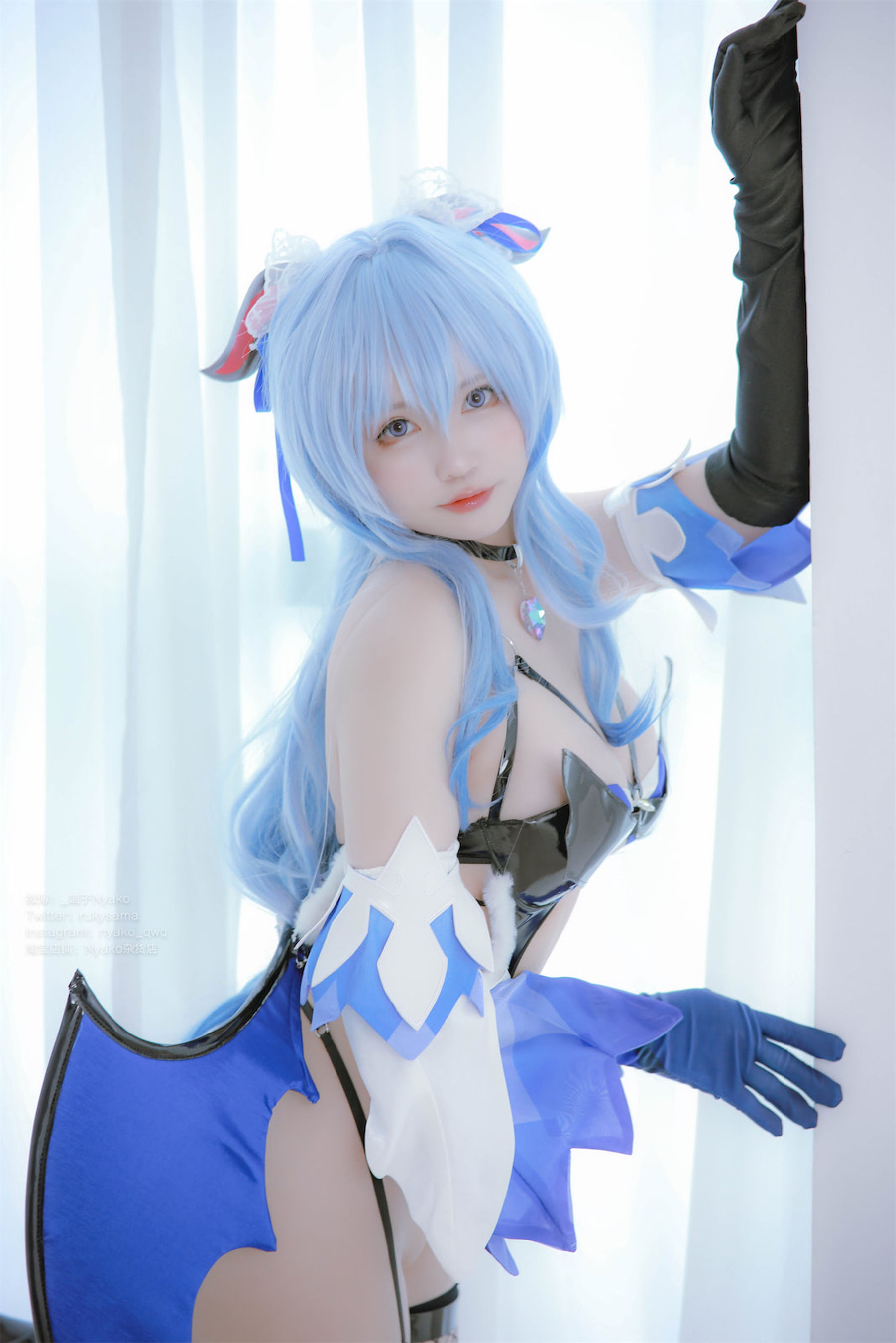 [福利COS] 萌妹子Nyako喵子 - 原神甘雨魅魔