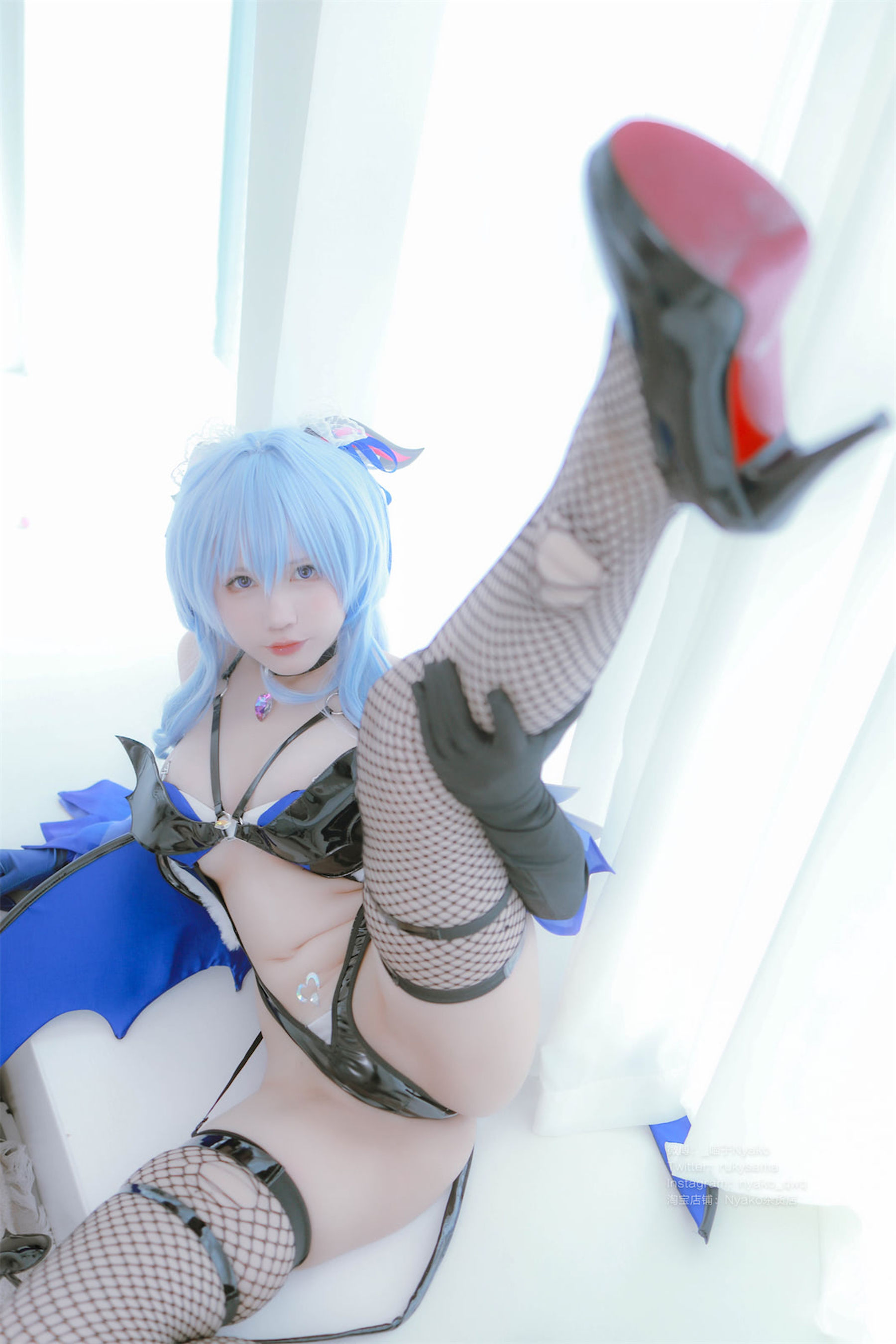 [福利COS] 萌妹子Nyako喵子 - 原神甘雨魅魔