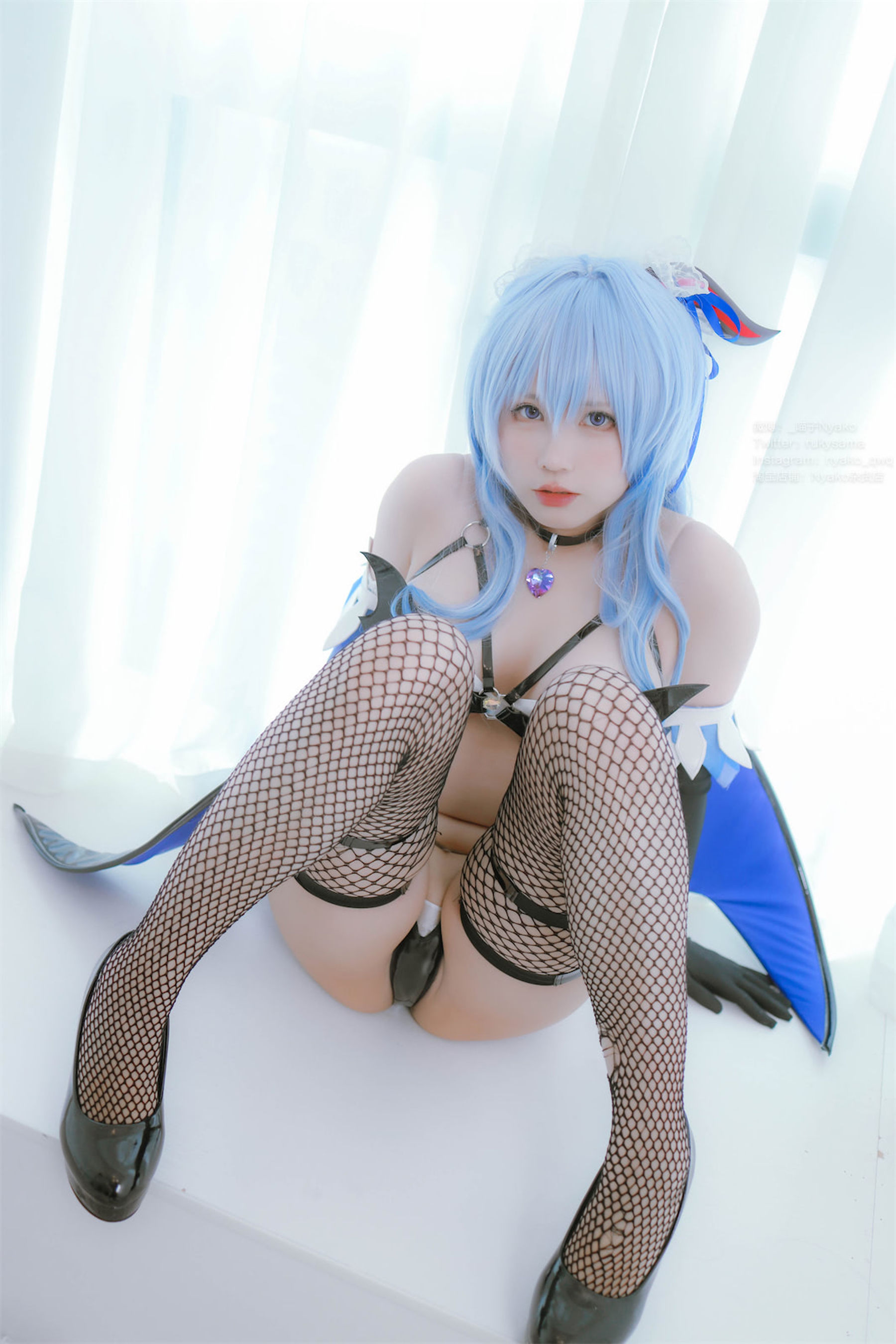 [福利COS] 萌妹子Nyako喵子 - 原神甘雨魅魔