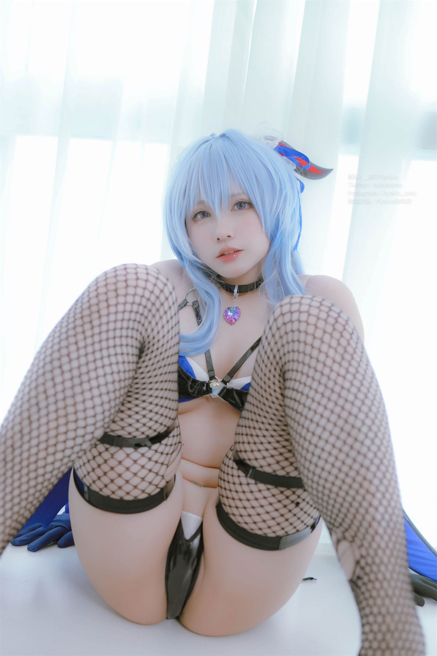 [福利COS] 萌妹子Nyako喵子 - 原神甘雨魅魔
