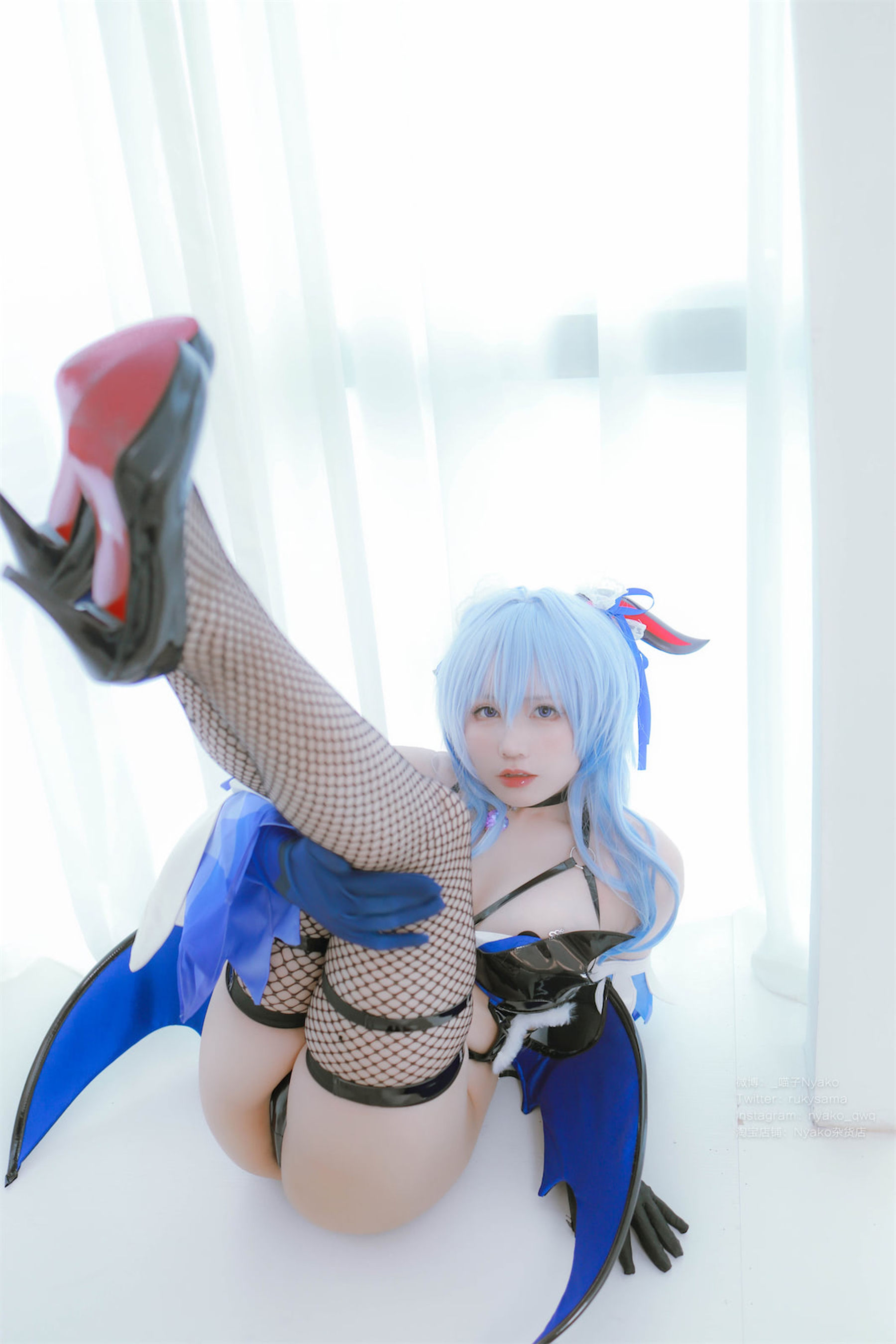 [福利COS] 萌妹子Nyako喵子 - 原神甘雨魅魔