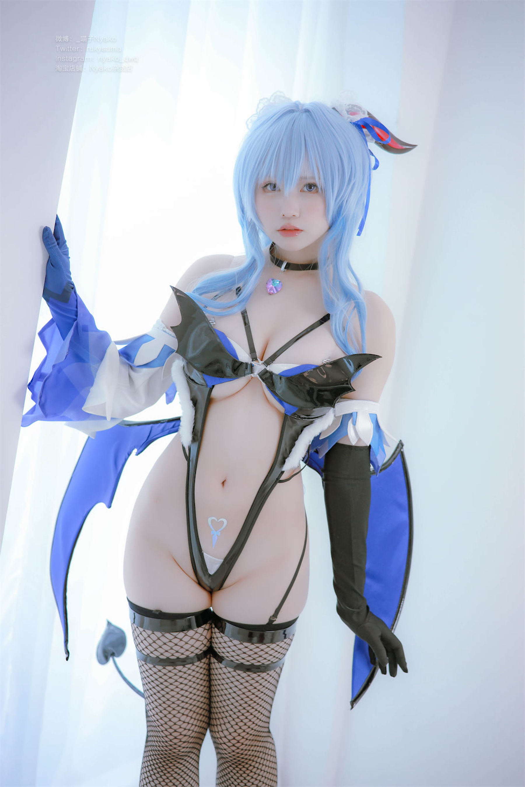 [福利COS] 萌妹子Nyako喵子 - 原神甘雨魅魔