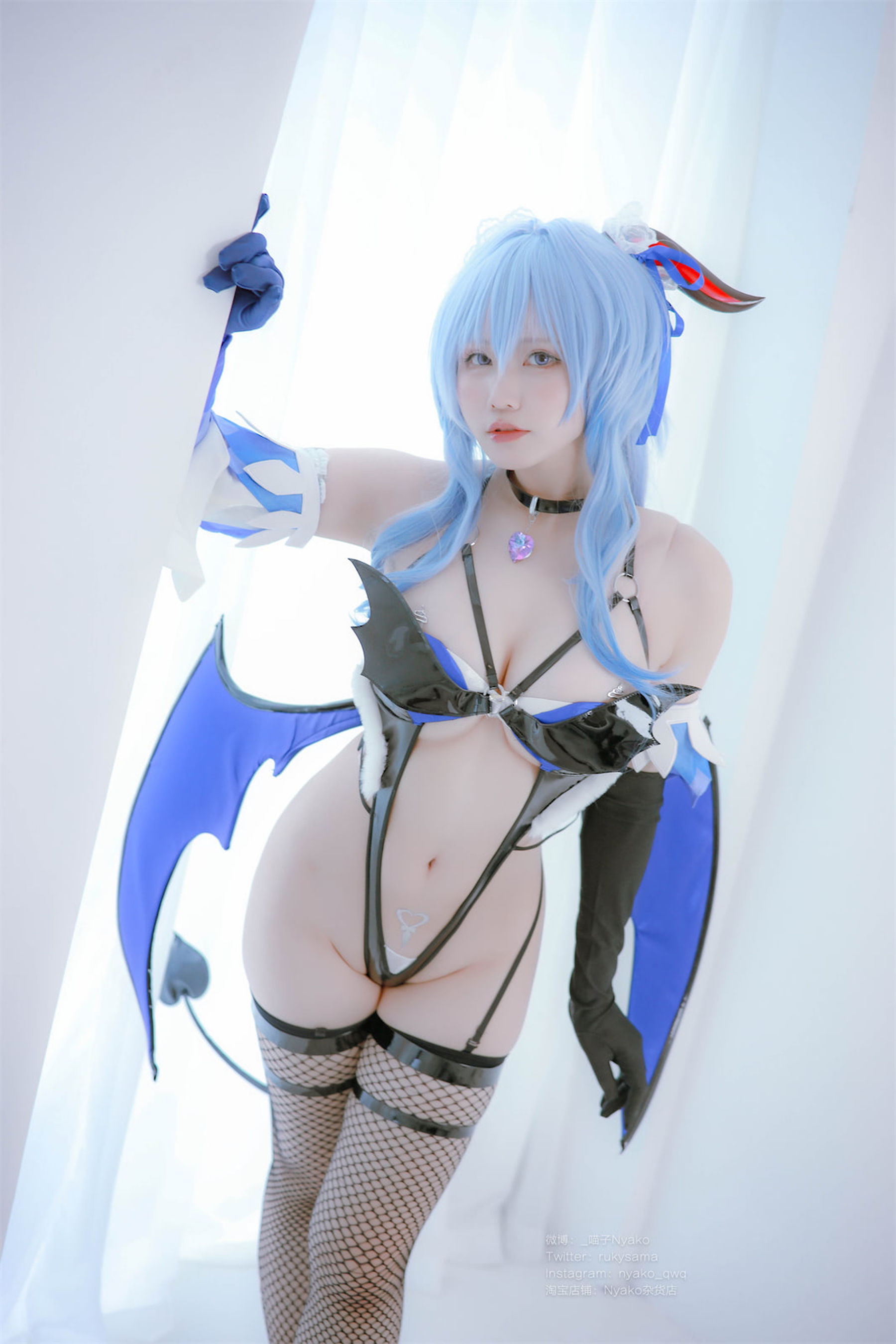 [福利COS] 萌妹子Nyako喵子 - 原神甘雨魅魔