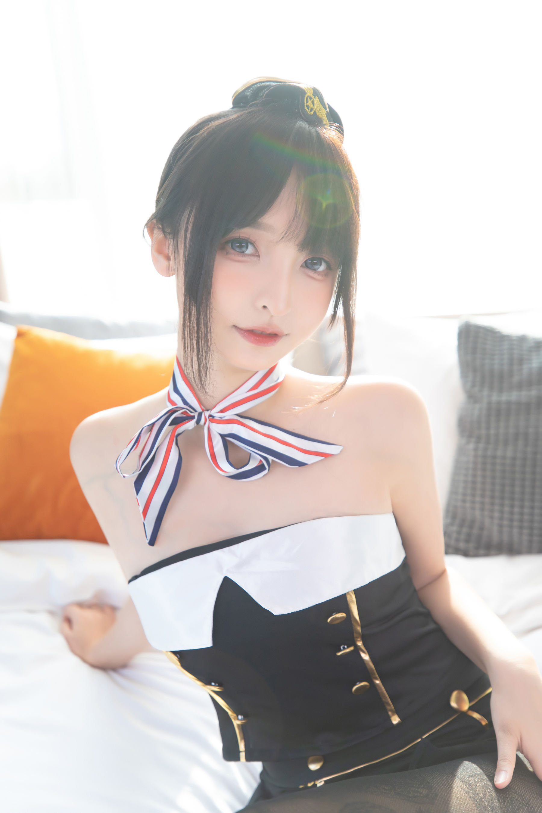 [福利COS] 萝莉神楽板真冬 空中邂逅