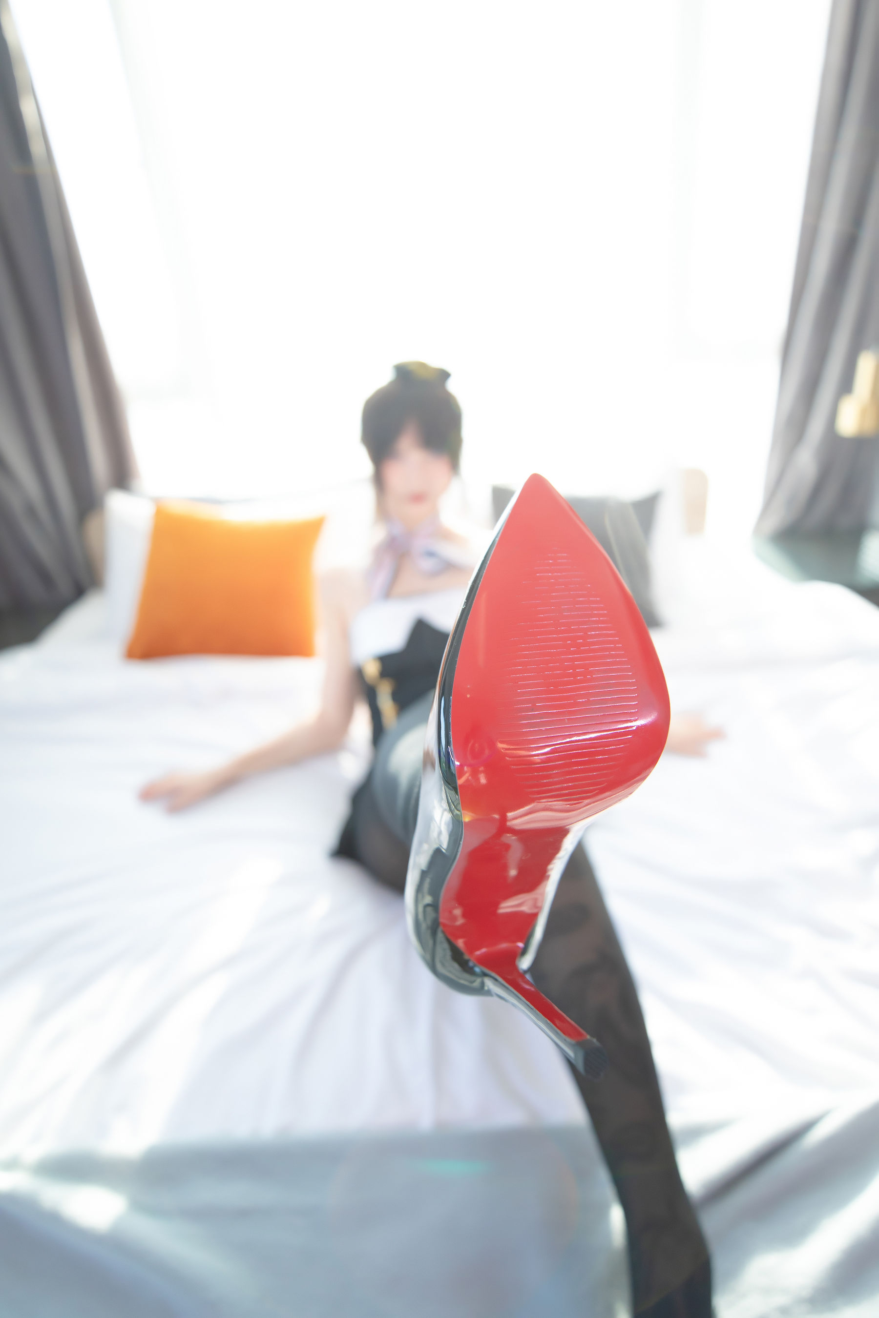 [福利COS] 萝莉神楽板真冬 空中邂逅