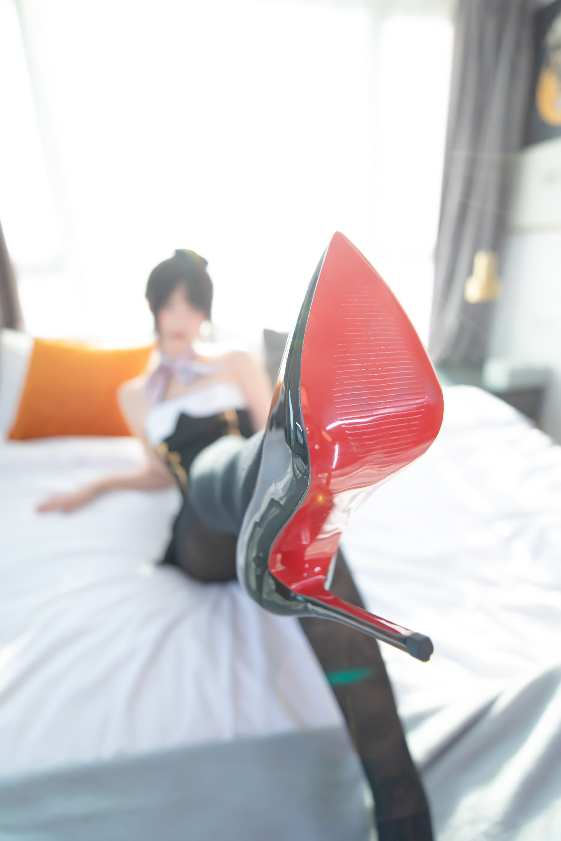 [福利COS] 萝莉神楽板真冬 空中邂逅