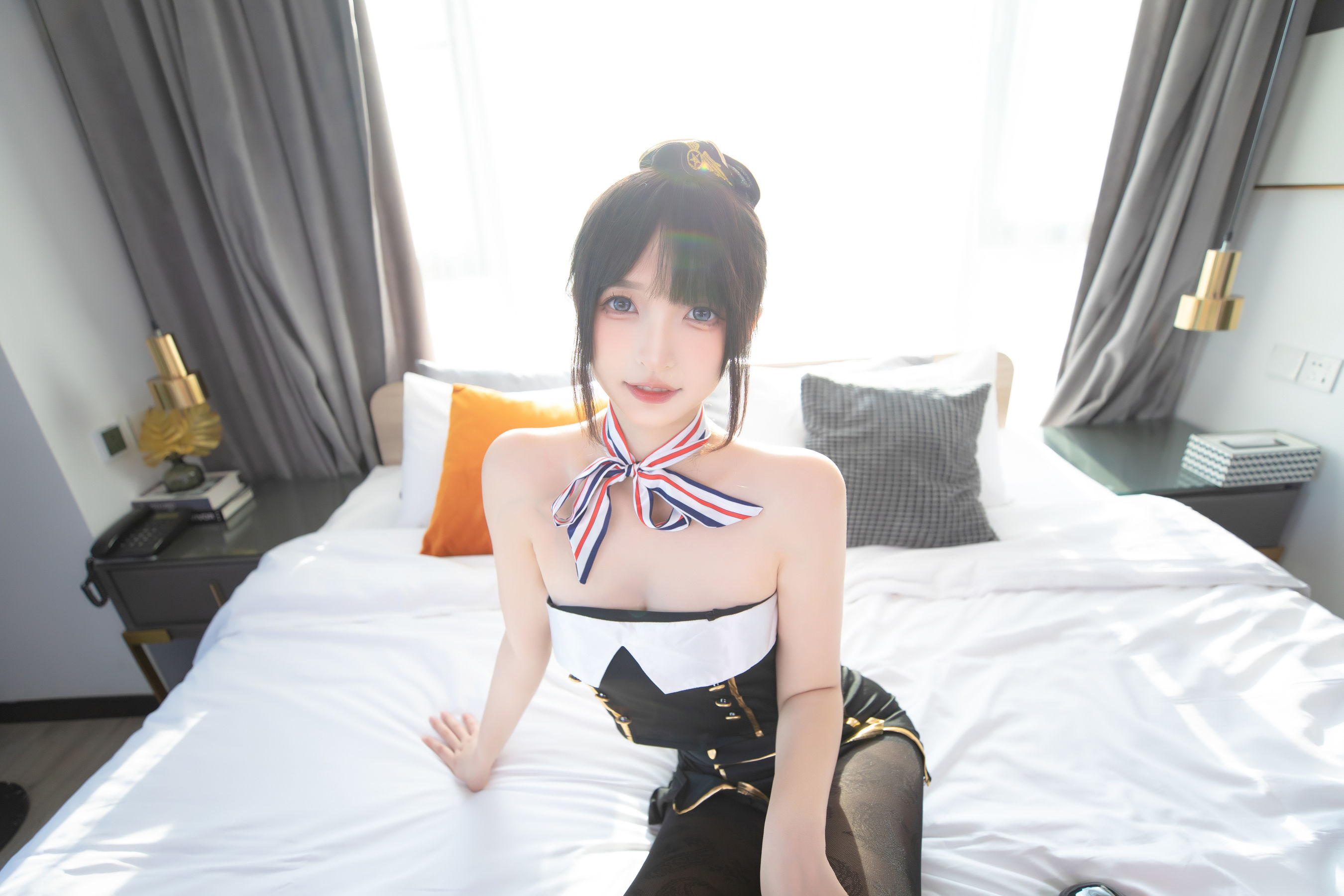 [福利COS] 萝莉神楽板真冬 空中邂逅