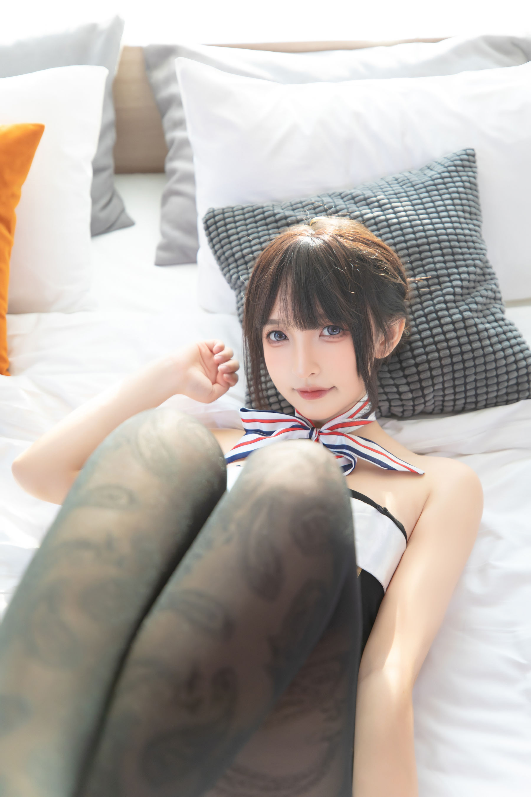 [福利COS] 萝莉神楽板真冬 空中邂逅