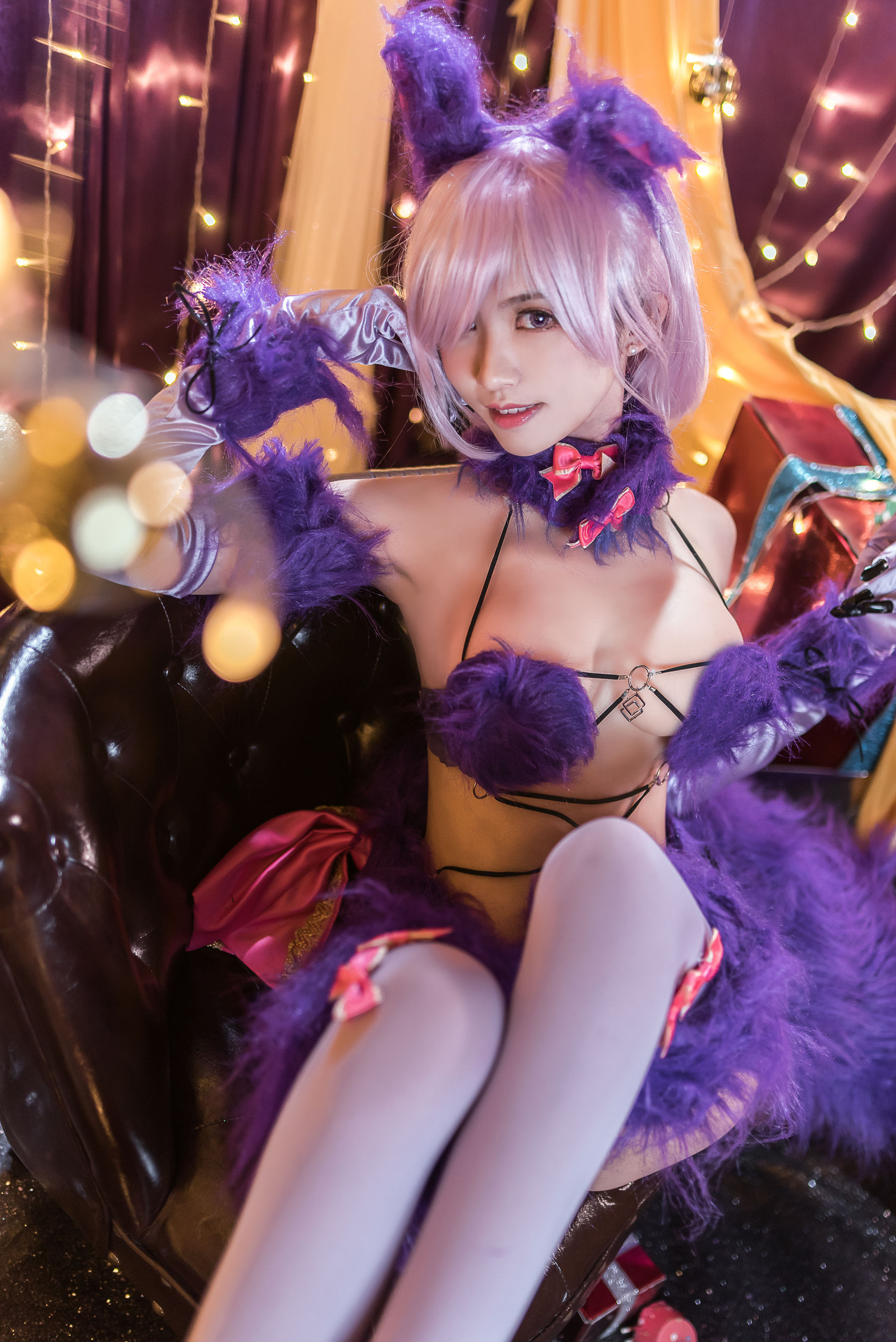 [福利COS] 超人气Coser鳗鱼霏儿 - 玛修 危险野兽