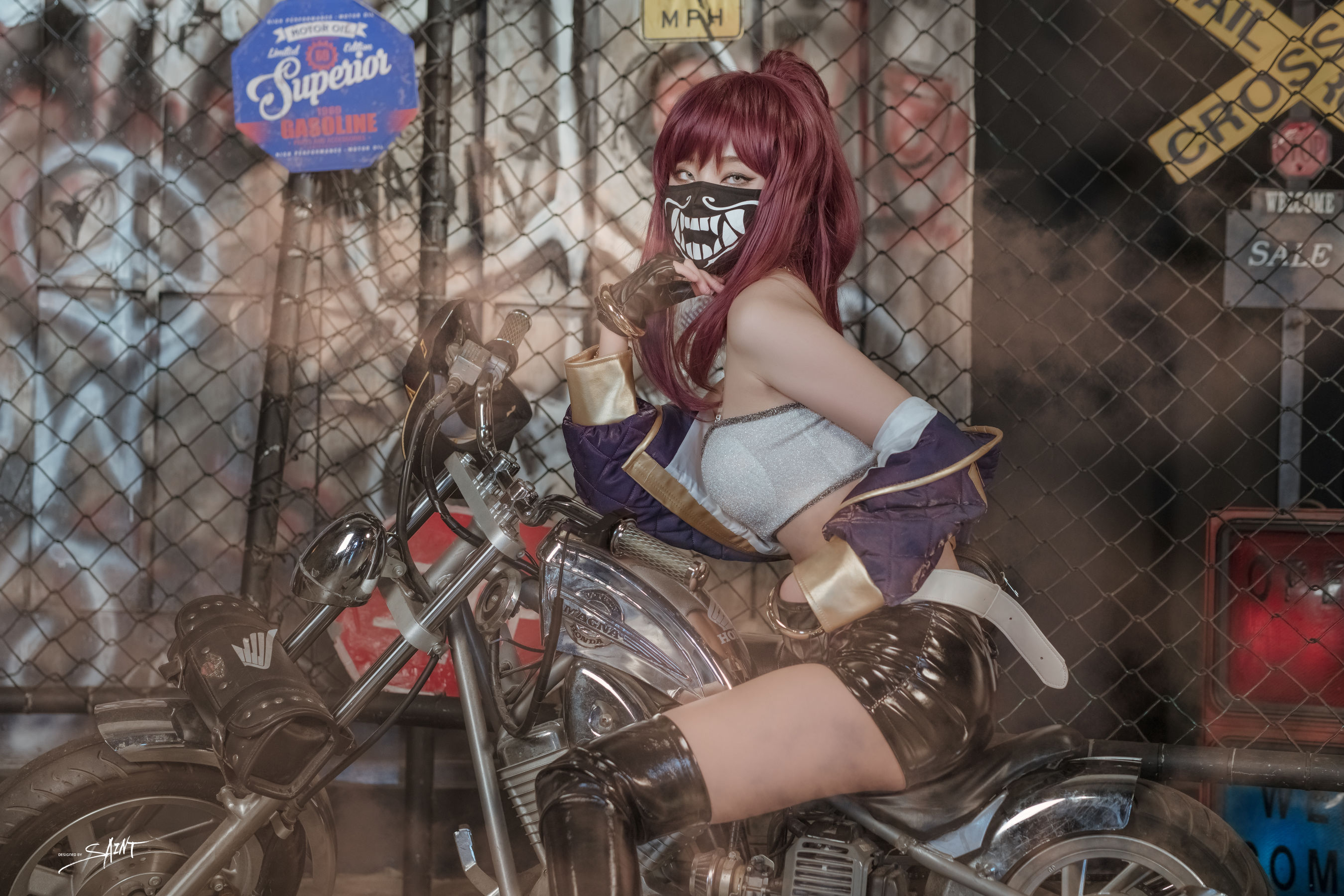 [saintphotolife]  Yuna - Yuna\'s Cos Vol.04 KDA Akali & Nier Automata