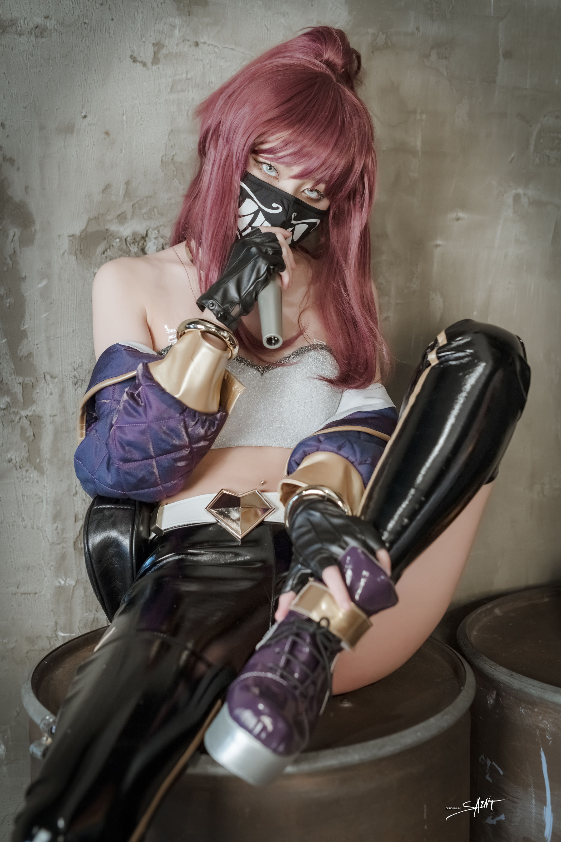 [saintphotolife]  Yuna - Yuna\'s Cos Vol.04 KDA Akali & Nier Automata