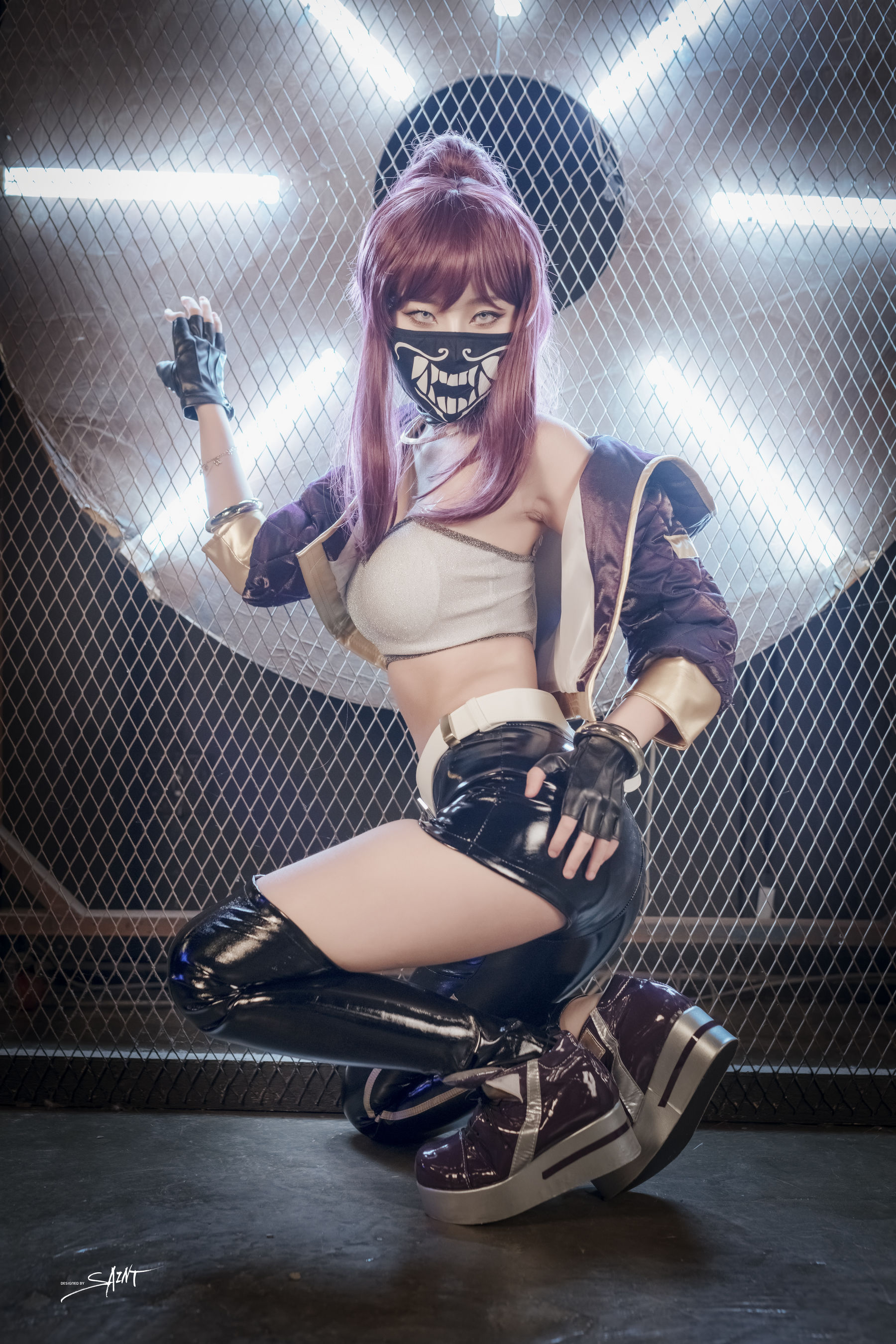 [saintphotolife]  Yuna - Yuna\'s Cos Vol.04 KDA Akali & Nier Automata