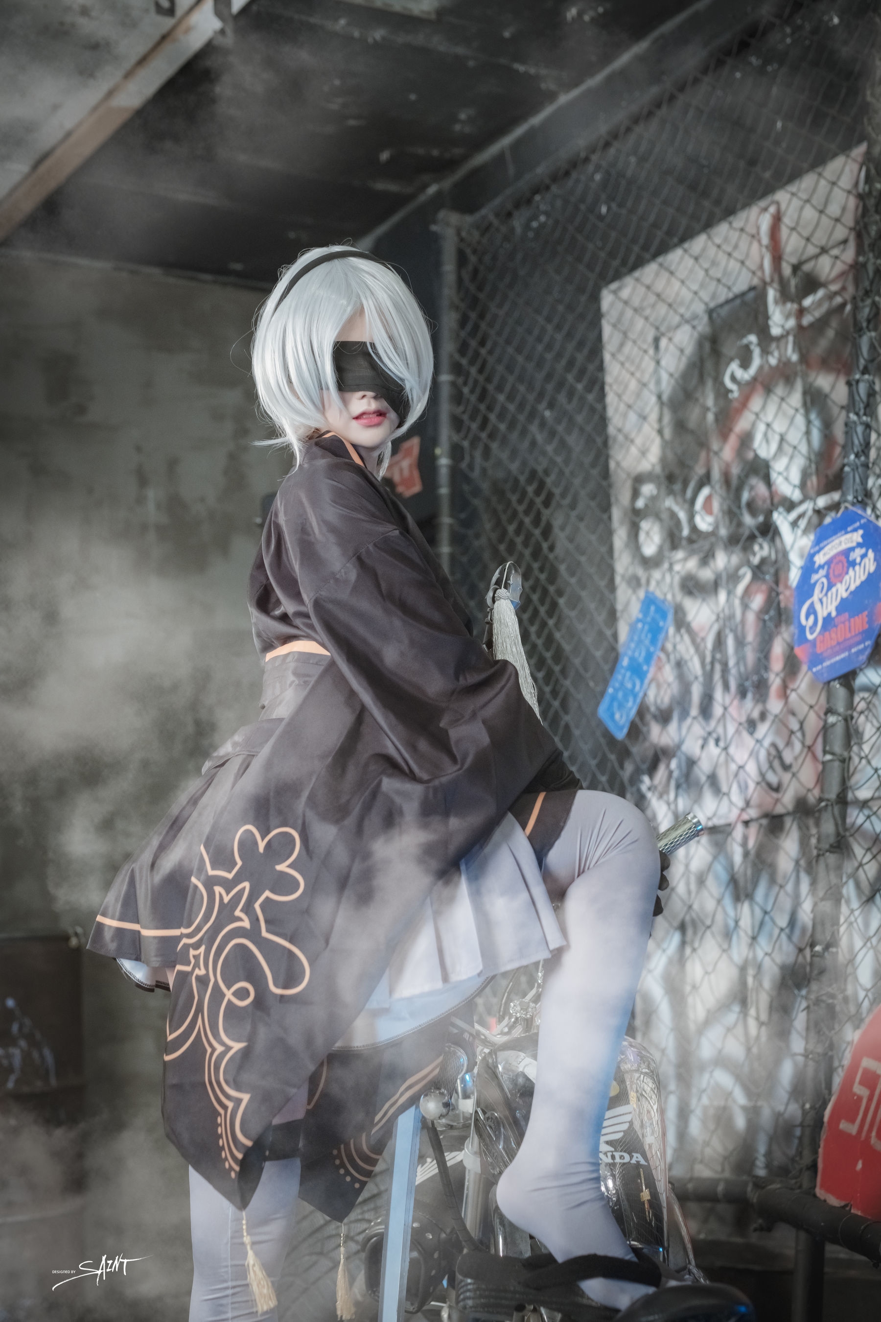[saintphotolife]  Yuna - Yuna\'s Cos Vol.04 KDA Akali & Nier Automata