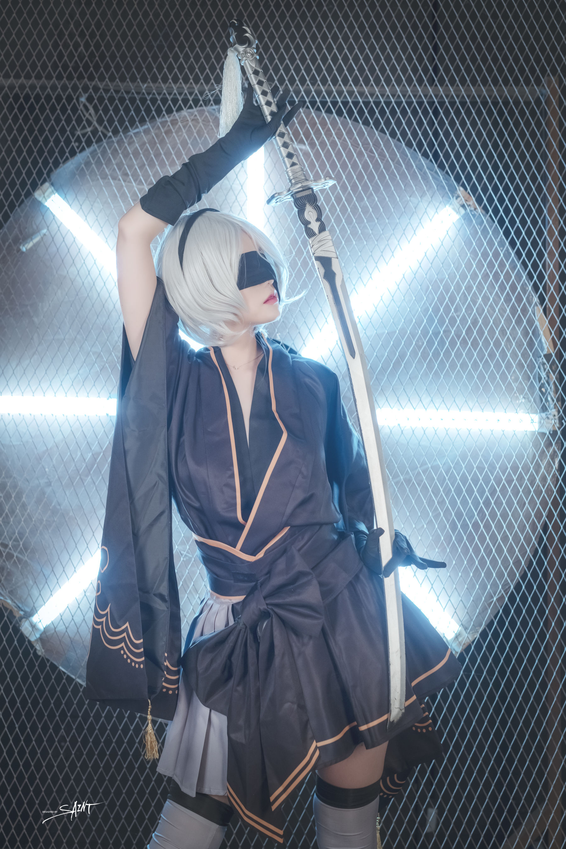 [saintphotolife]  Yuna - Yuna\'s Cos Vol.04 KDA Akali & Nier Automata