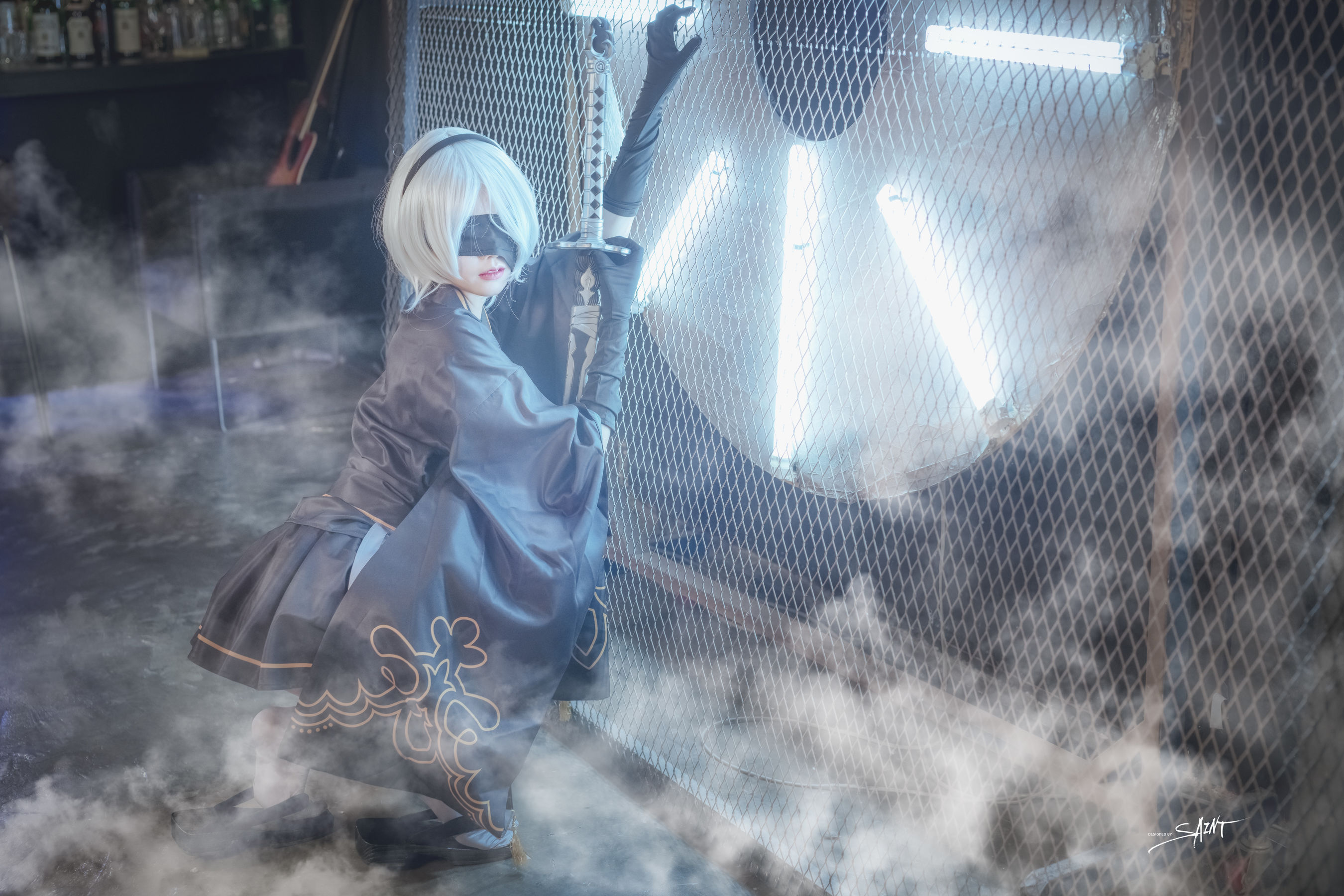 [saintphotolife]  Yuna - Yuna\'s Cos Vol.04 KDA Akali & Nier Automata
