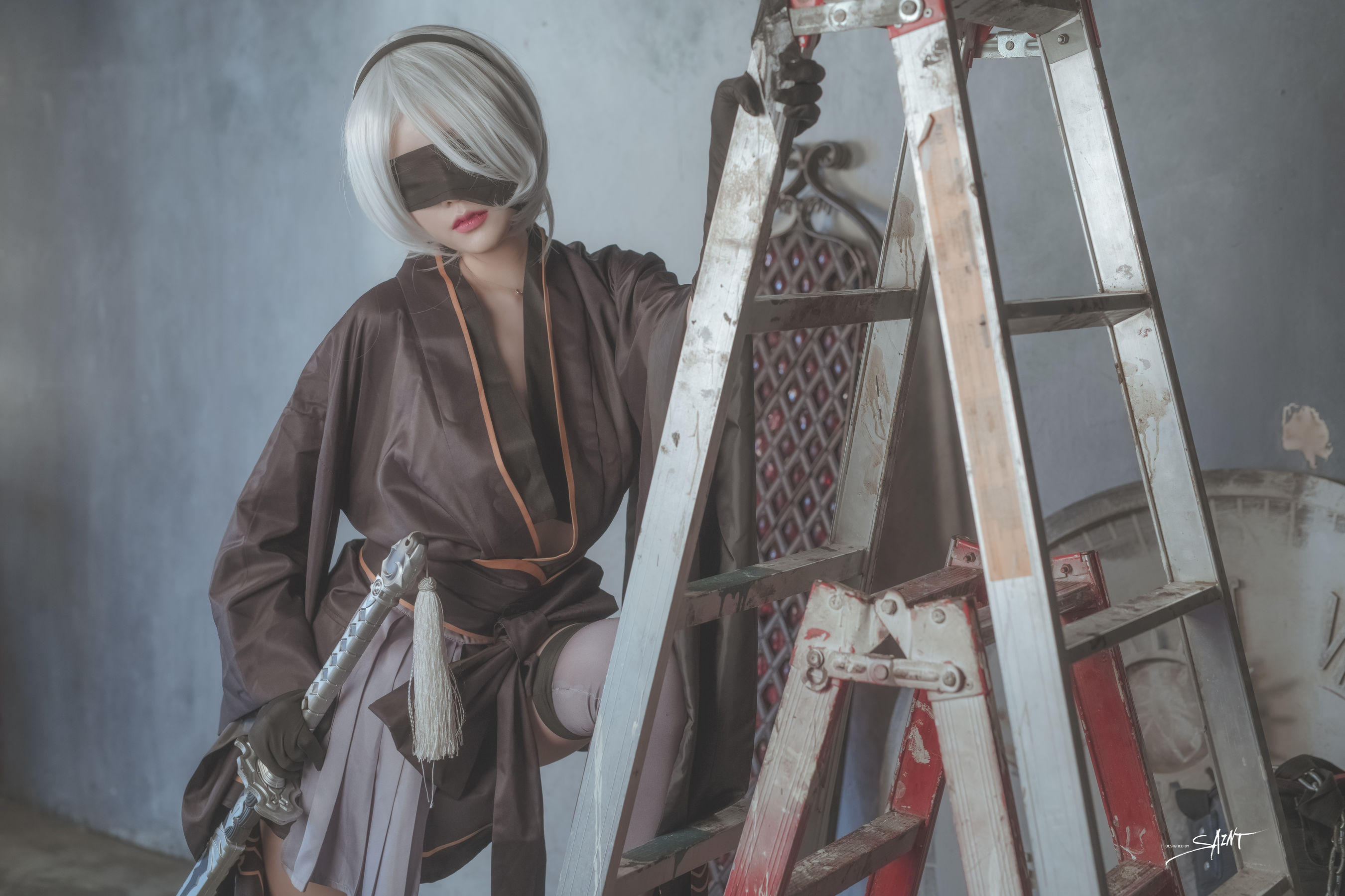 [saintphotolife]  Yuna - Yuna\'s Cos Vol.04 KDA Akali & Nier Automata
