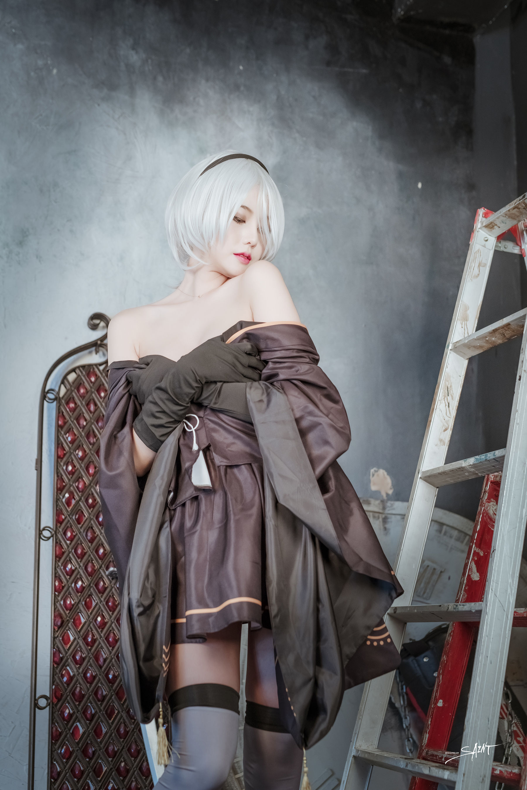 [saintphotolife]  Yuna - Yuna\'s Cos Vol.04 KDA Akali & Nier Automata