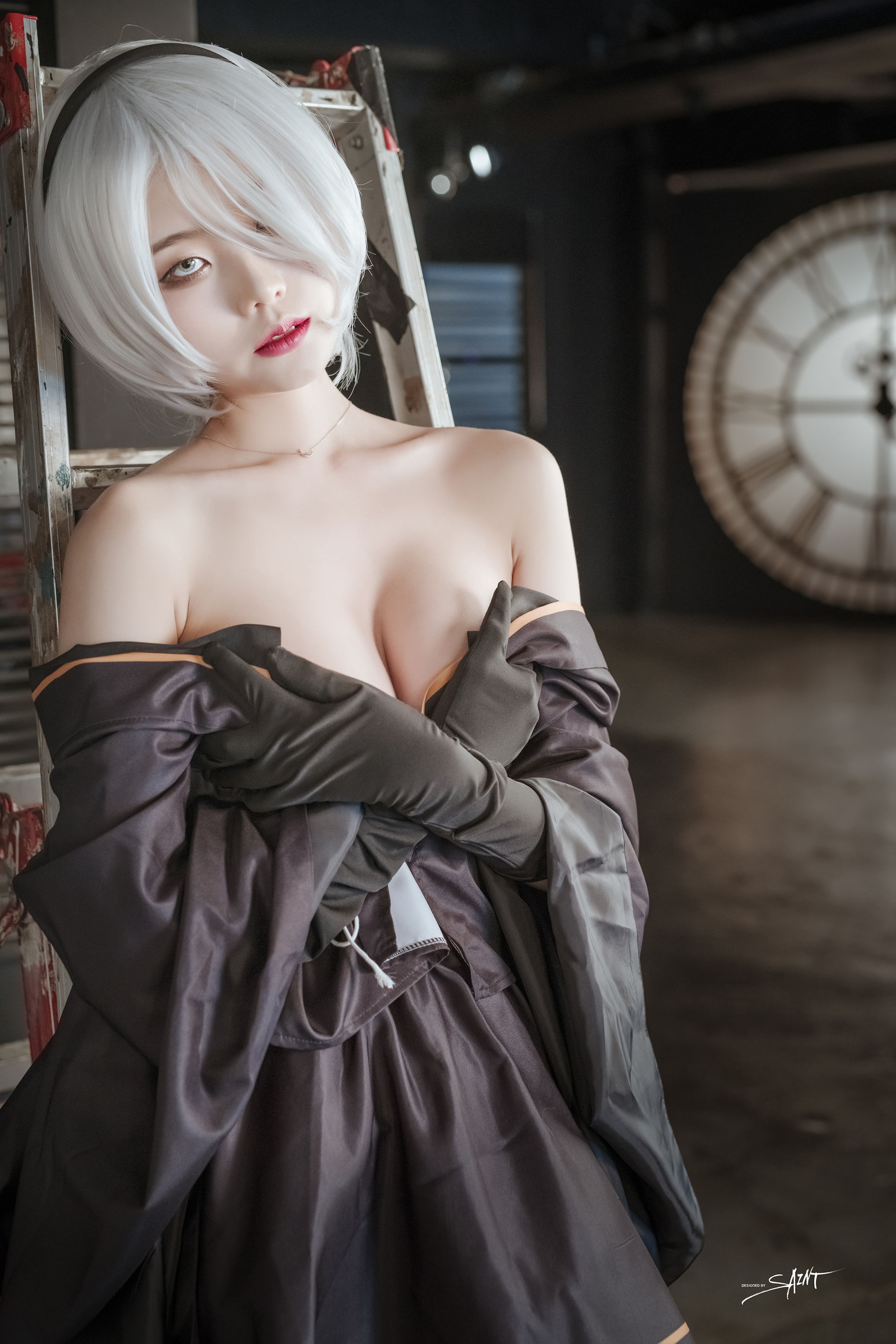 [saintphotolife]  Yuna - Yuna\'s Cos Vol.04 KDA Akali & Nier Automata