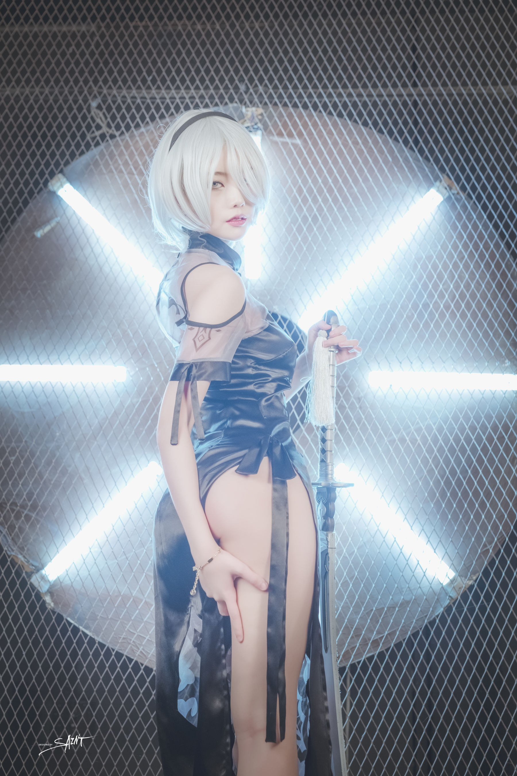 [saintphotolife]  Yuna - Yuna\'s Cos Vol.04 KDA Akali & Nier Automata