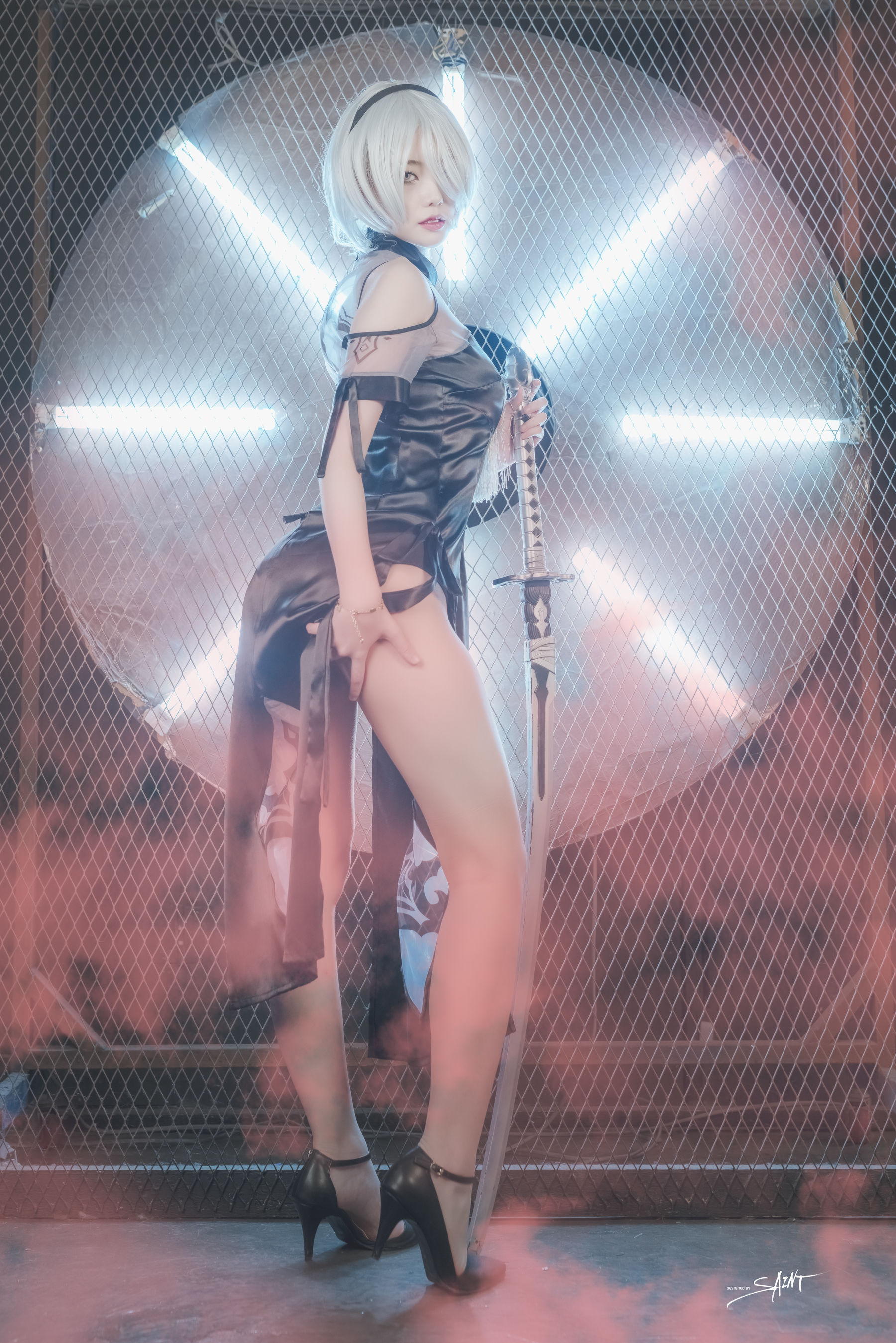 [saintphotolife]  Yuna - Yuna\'s Cos Vol.04 KDA Akali & Nier Automata