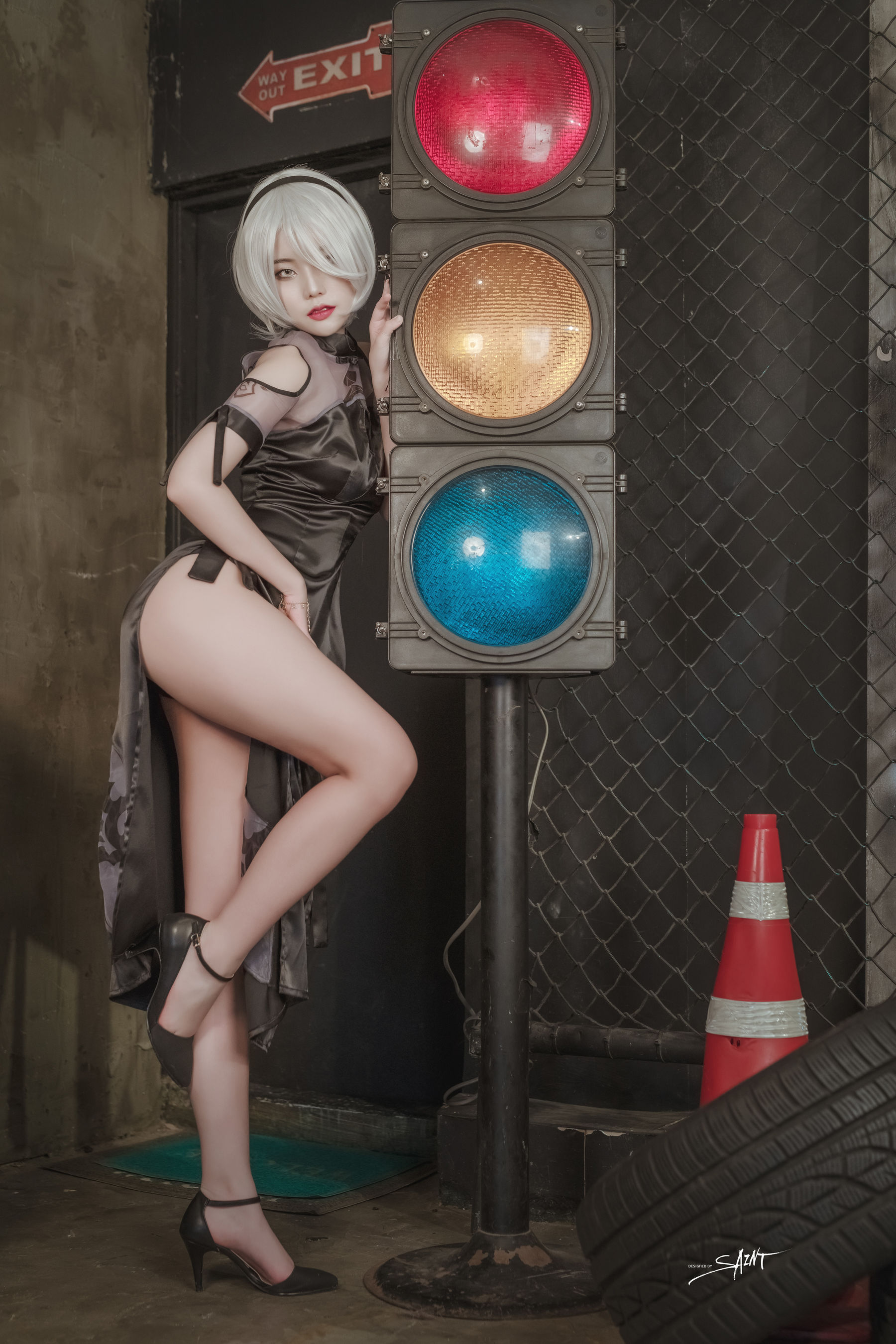 [saintphotolife]  Yuna - Yuna\'s Cos Vol.04 KDA Akali & Nier Automata